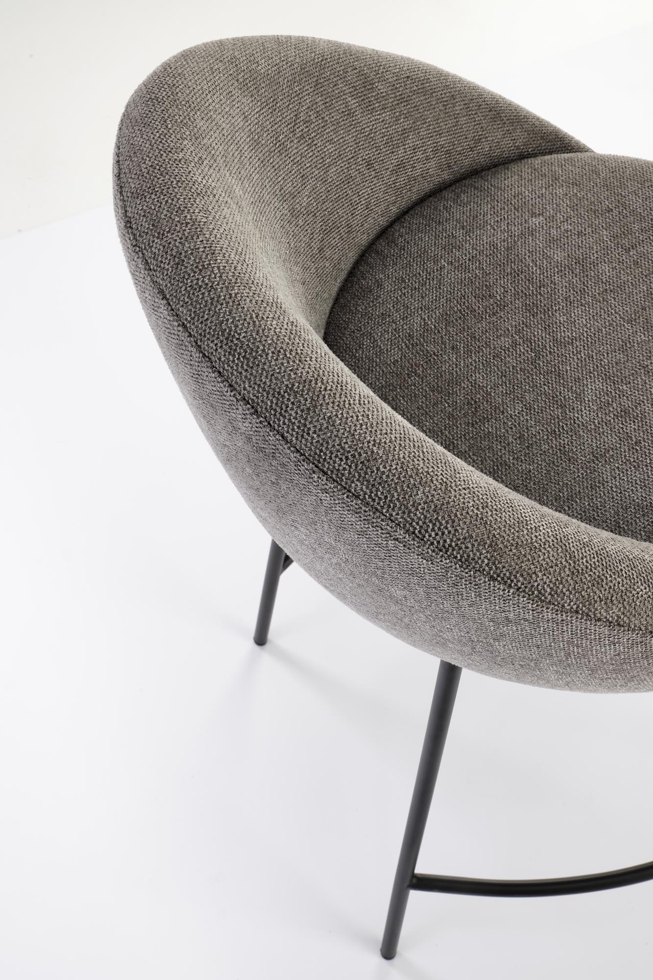 H118 barová stolička šedá