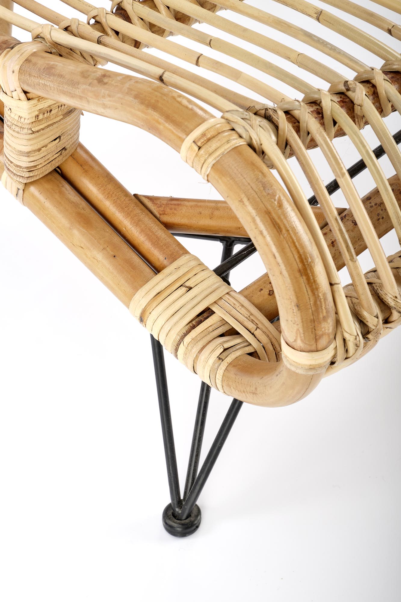 MELODY relaxačné kreslo, rattan prírodný - NA SKLADE!