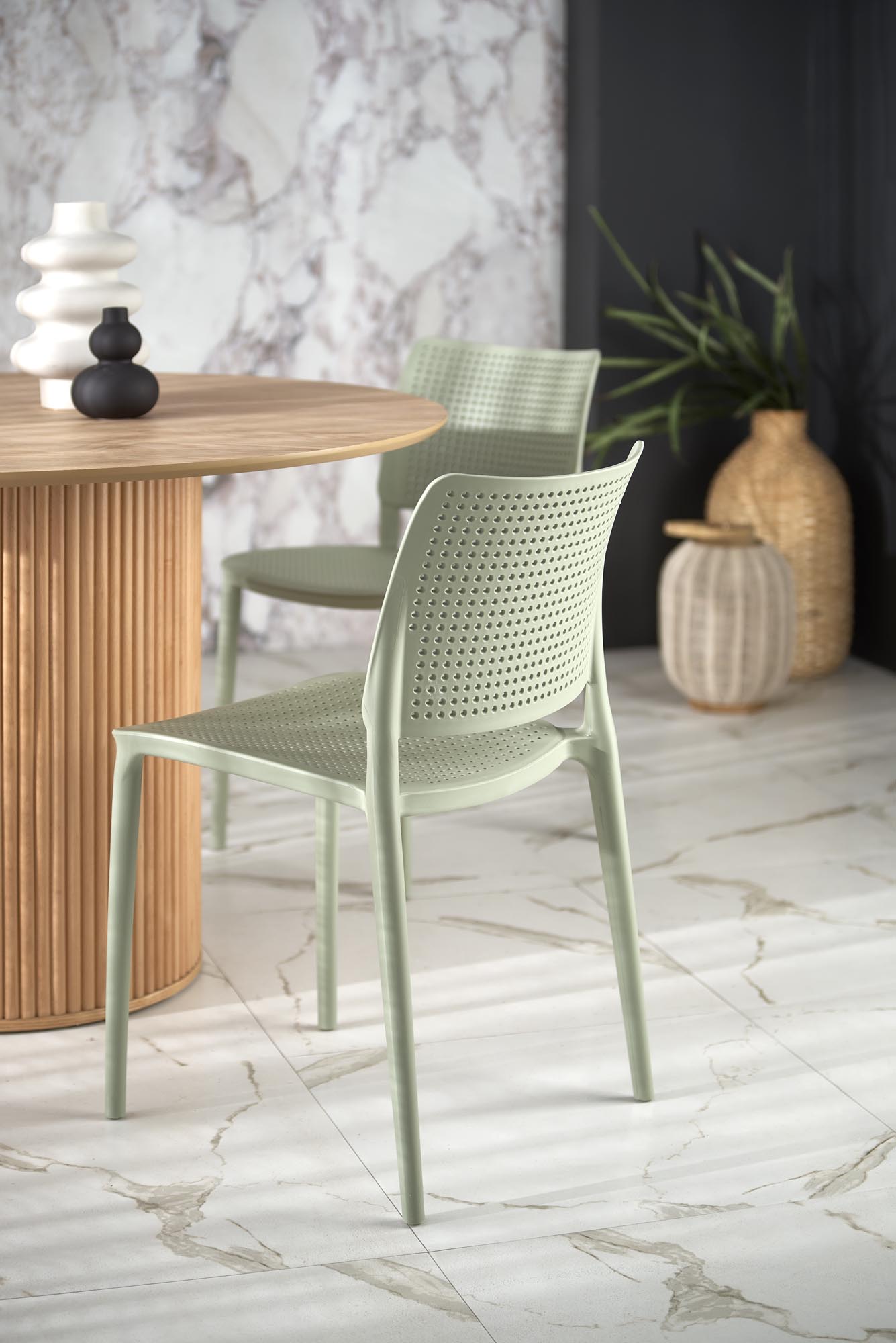 LOPEZ stôl okrúhly, dub prírodný