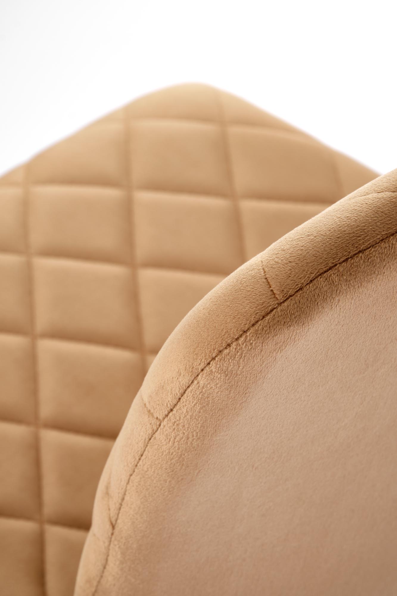 K525 jedálenská stolička, látka velvet, béžová