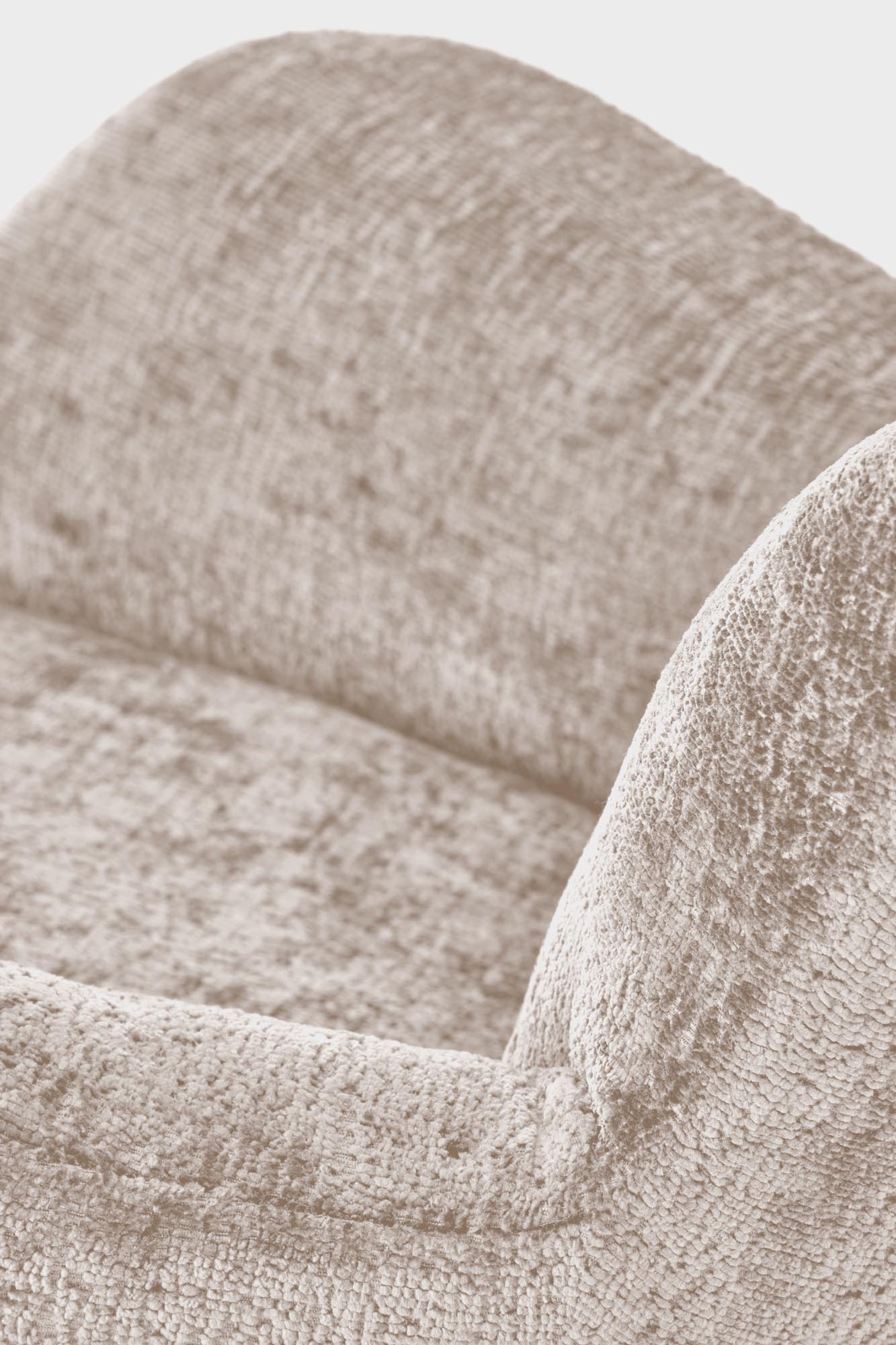 CASTRO kreslo hojdacie, látka/oceľ/drevo, béžová