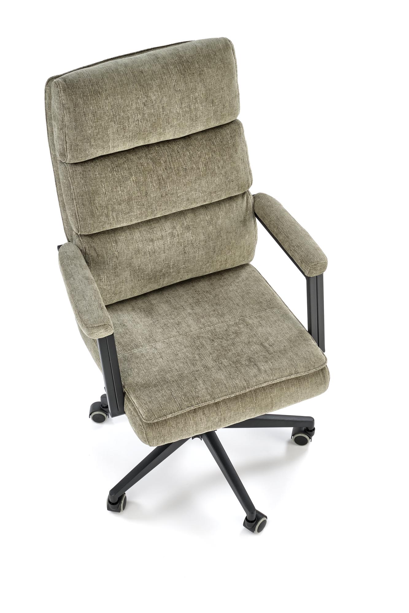ADRIANO kancelárske kreslo otočné s mechan.TILT,látka ODIN#77 olivové