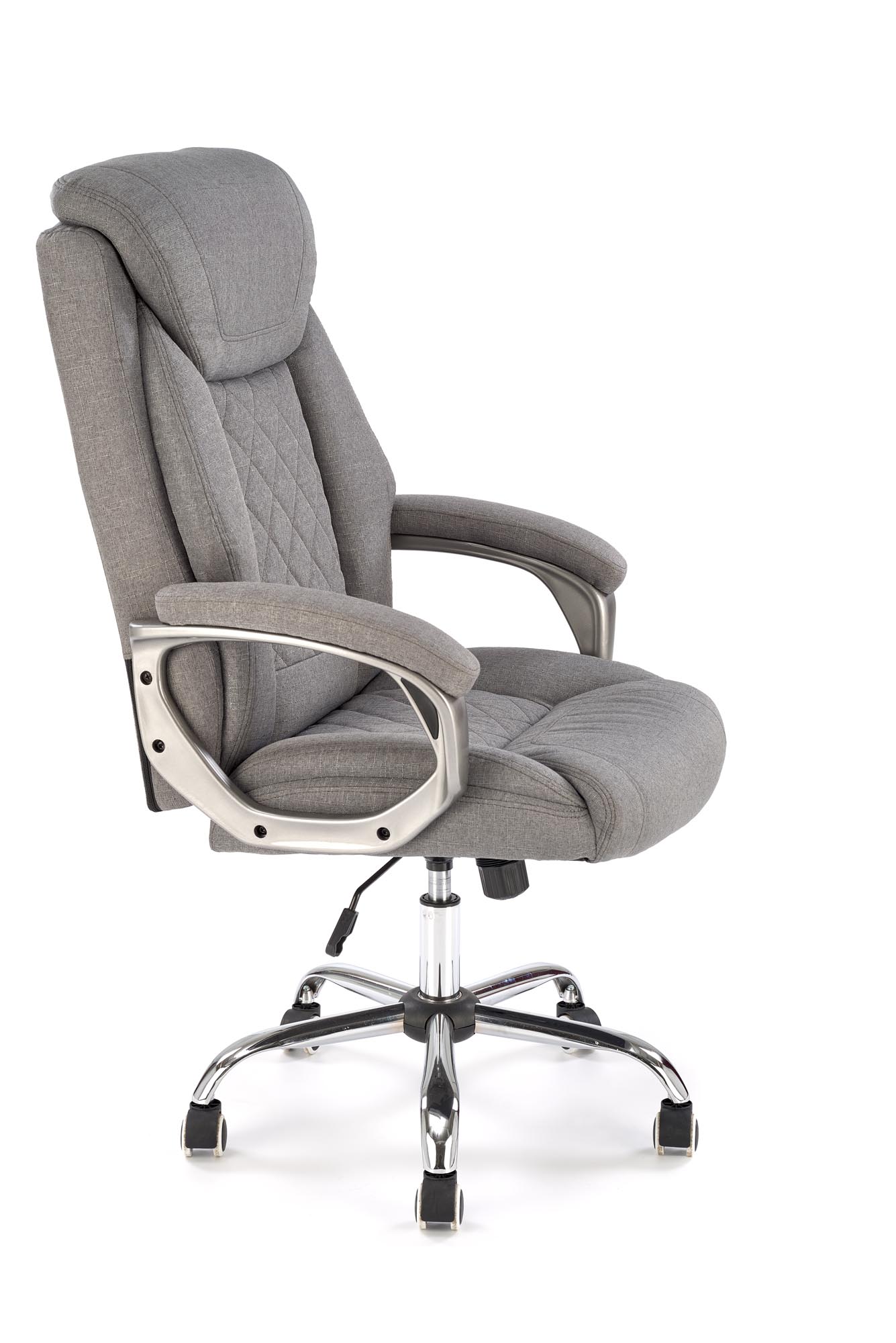 HELDER 2 kancelárske kreslo otočné s mechan.TILT,ekokoža sivá