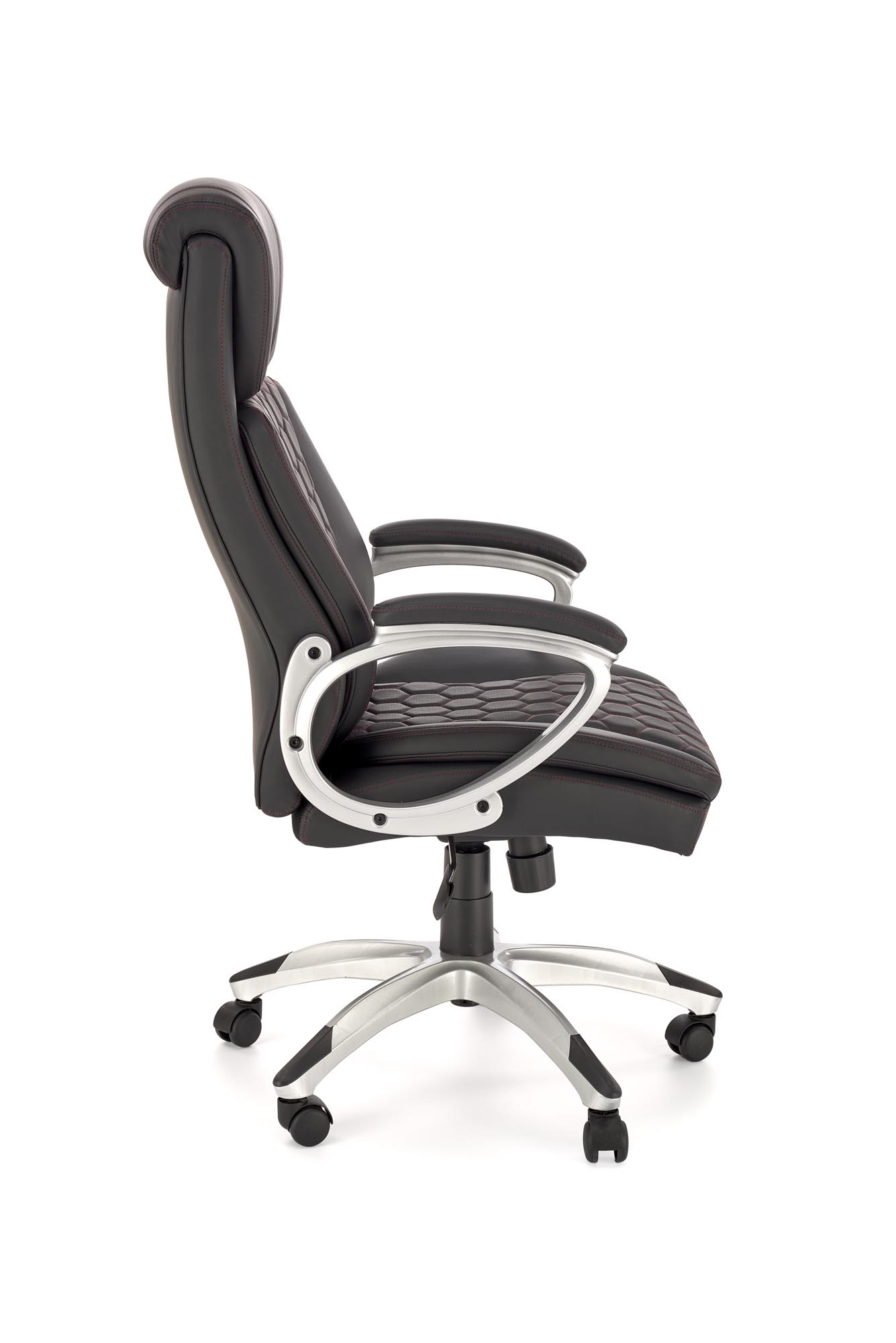 THOMAS kancelárske kreslo otočné s mechan.TILT,ekokoža čierne