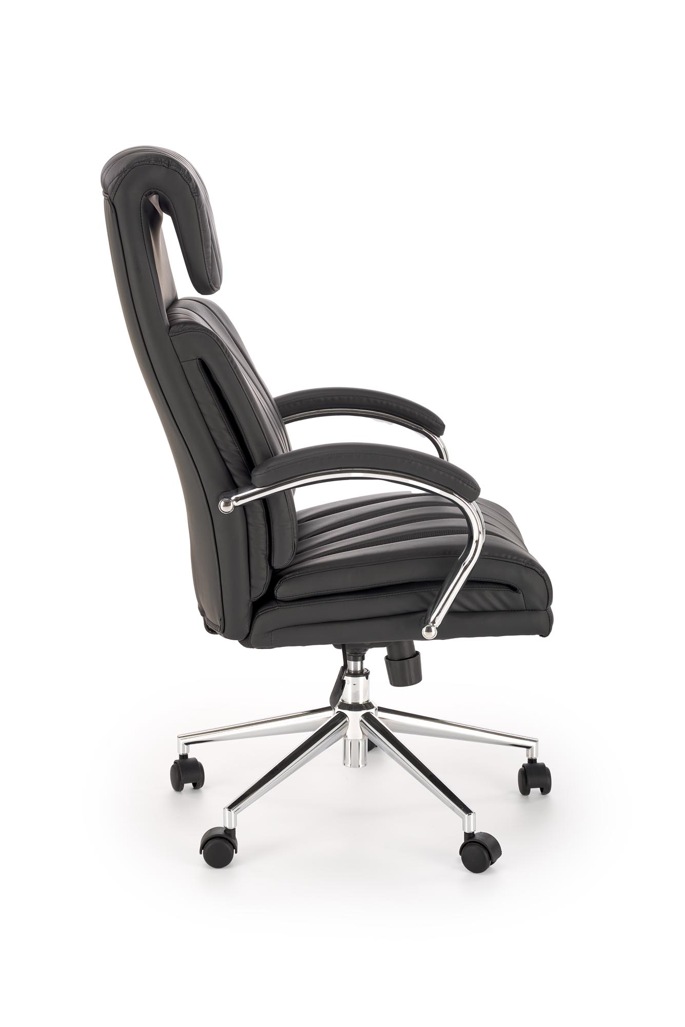 ROMANO kancelárske kreslo otočné s mechan.TILT,ekokoža čierne