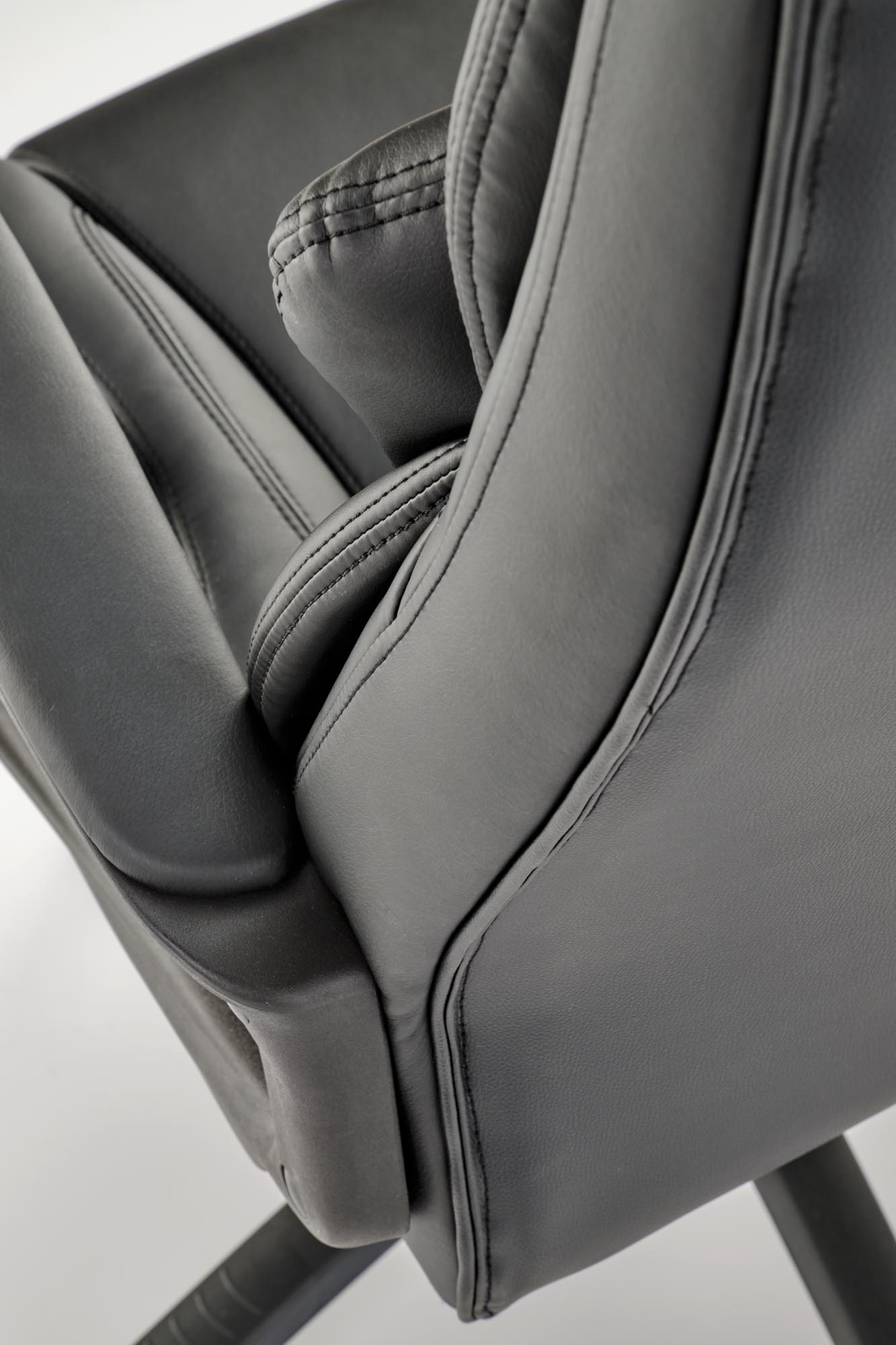 MARIO kancelárske kreslo otočné s mechan.TILT,ekokoža čierne