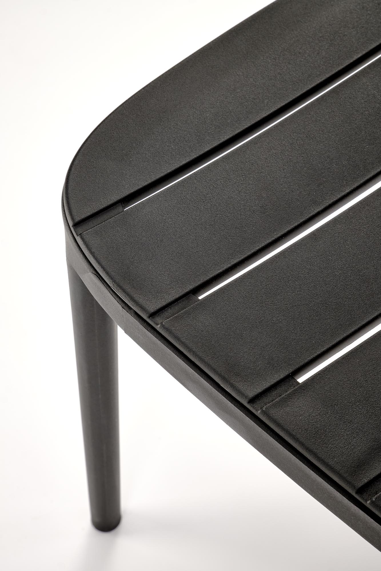 K529 stolička, PVC, čierna