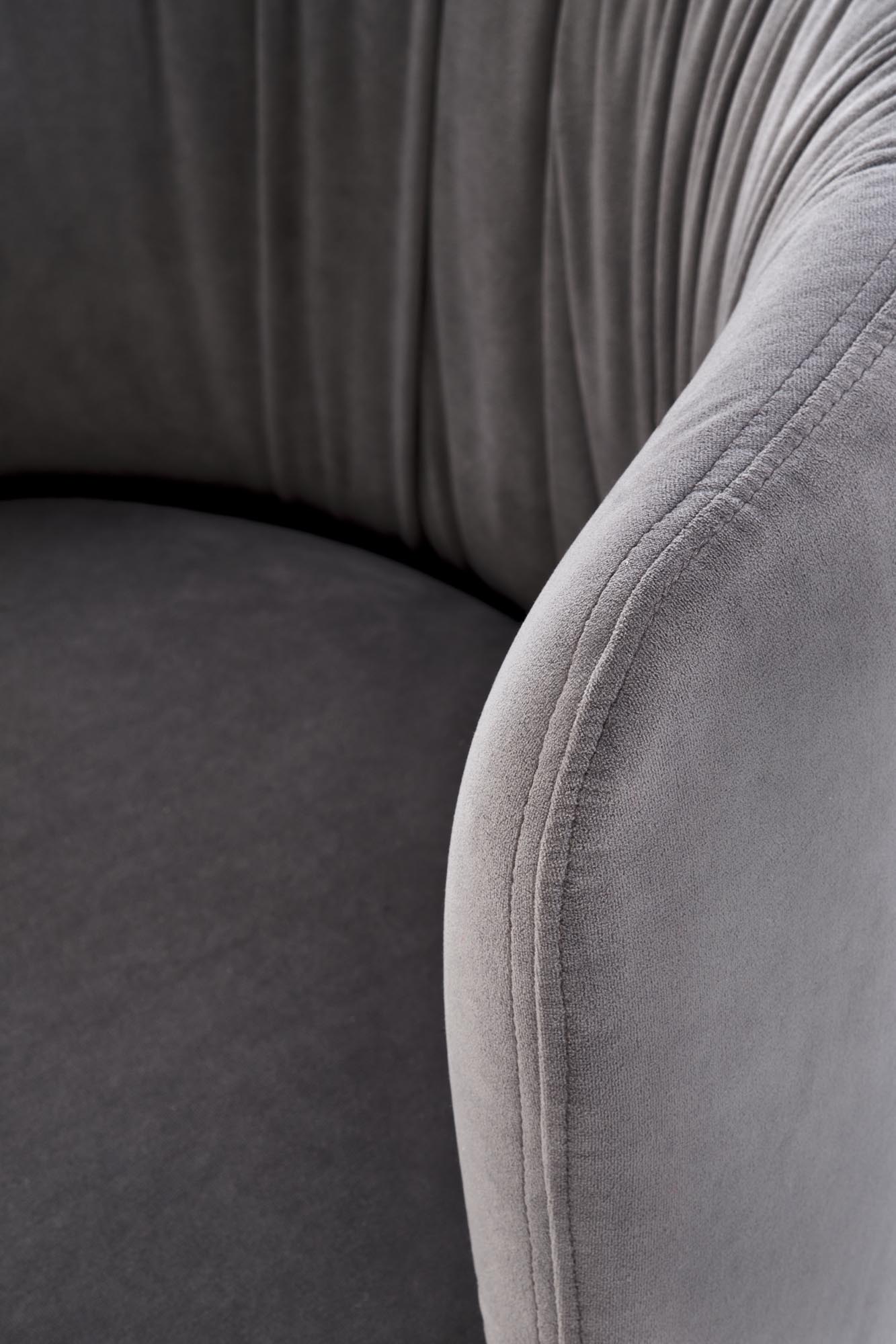 K531 jedálenská stolička, látka MAVEL#14 sivá