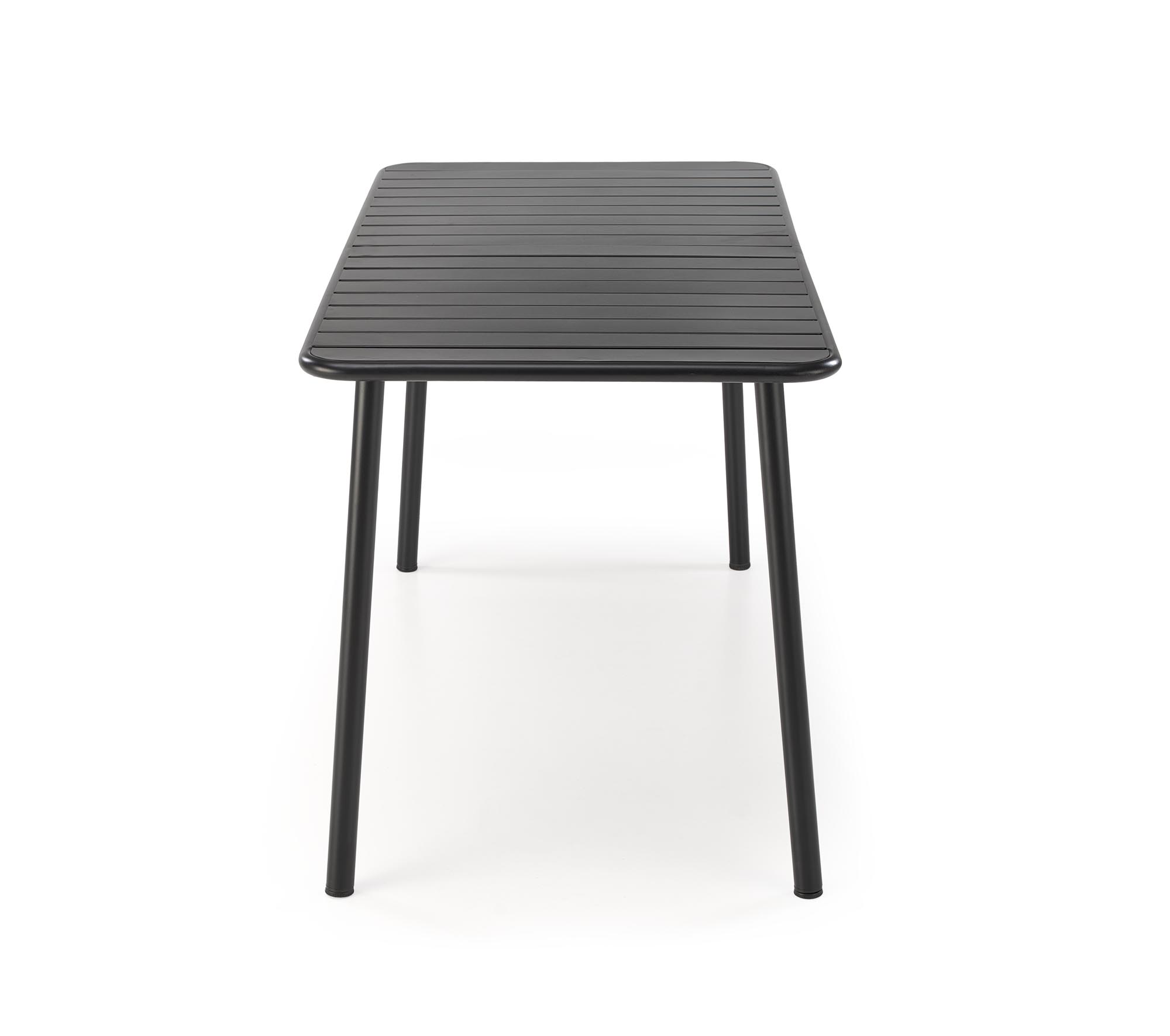 BOSCO stôl záhradný 140/70/76 cm, kov čierny