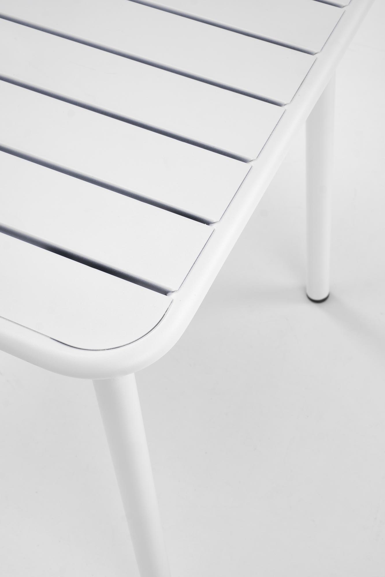 BOSCO KWADRAT stôl záhradný  70/70/76 cm, kov biely