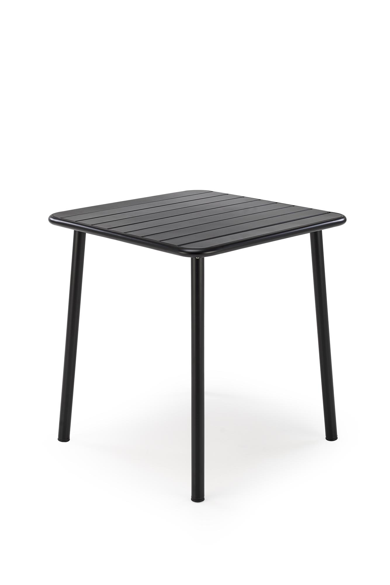 BOSCO KWADRAT stôl záhradný  70/70/76 cm, kov čierny