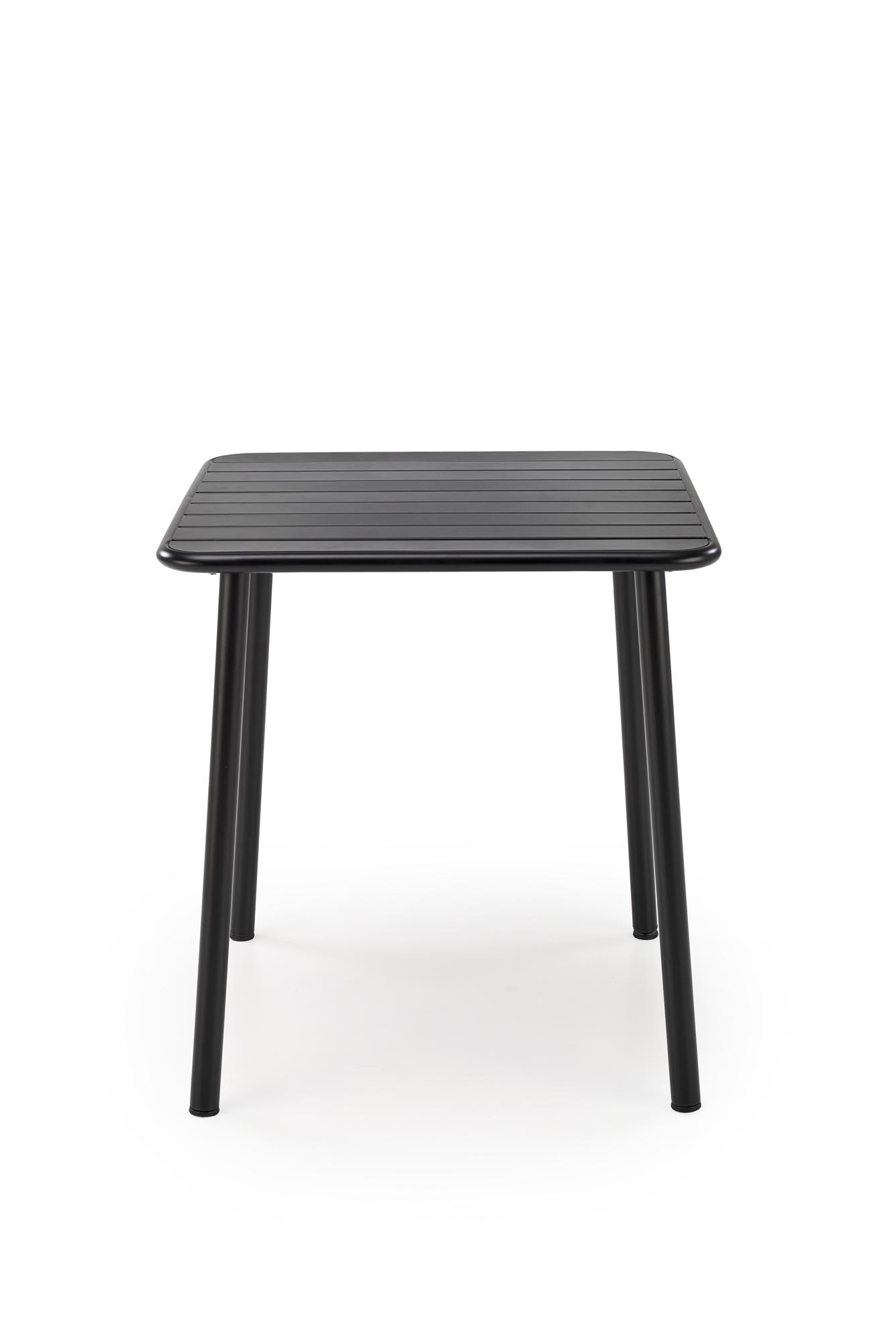 BOSCO KWADRAT stôl záhradný  70/70/76 cm, kov čierny