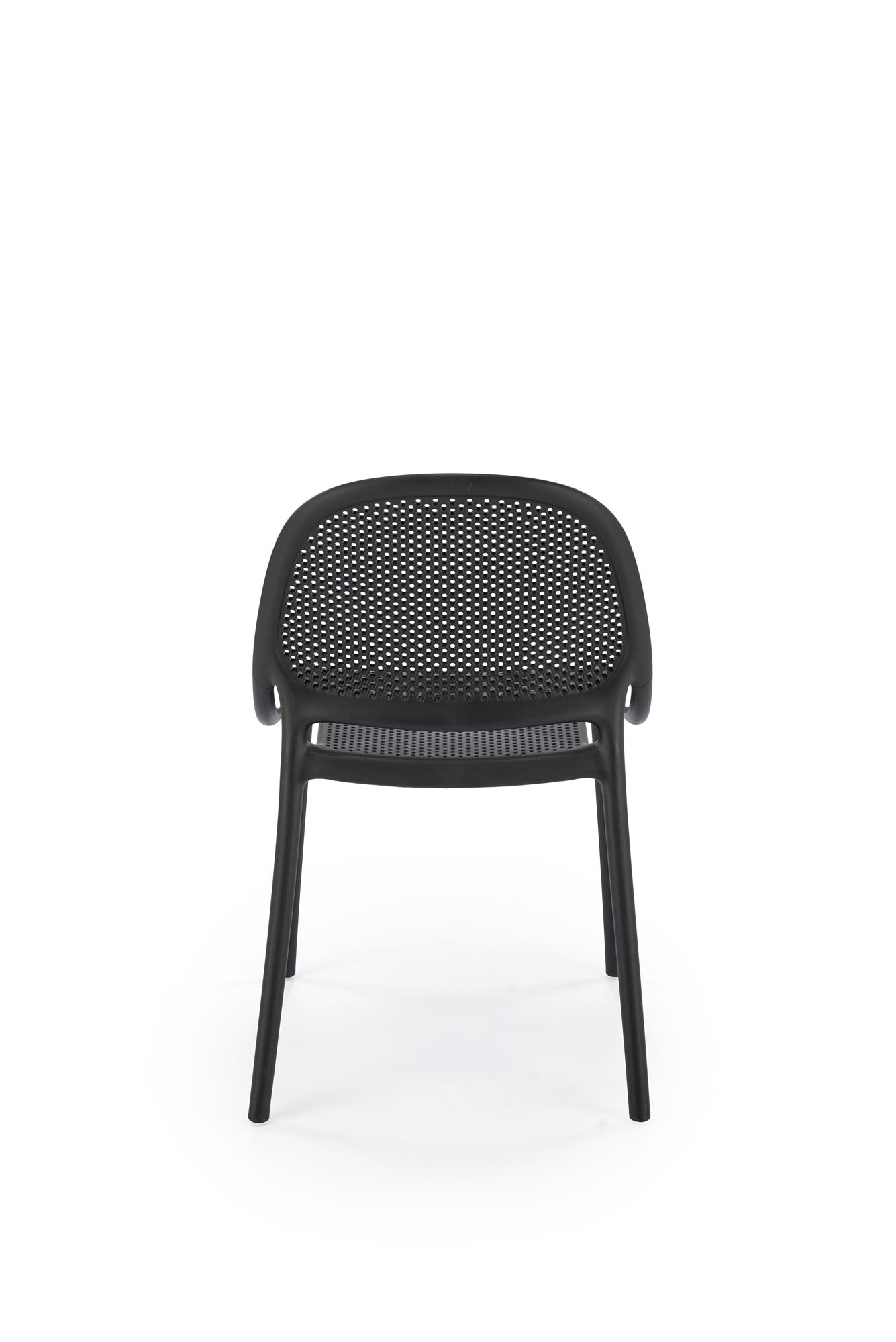 K532 stolička, PVC, čierna