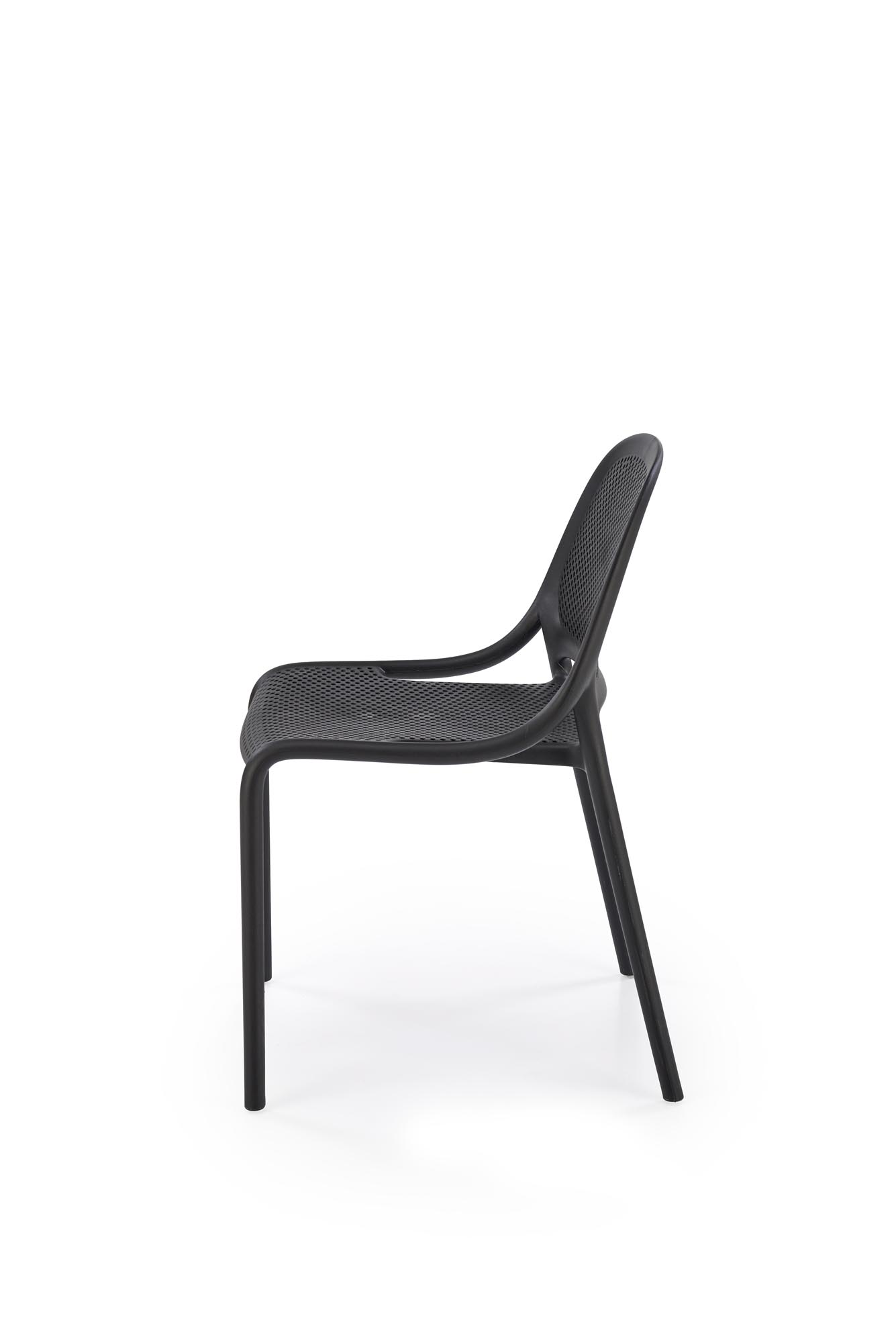 K532 stolička, PVC, čierna