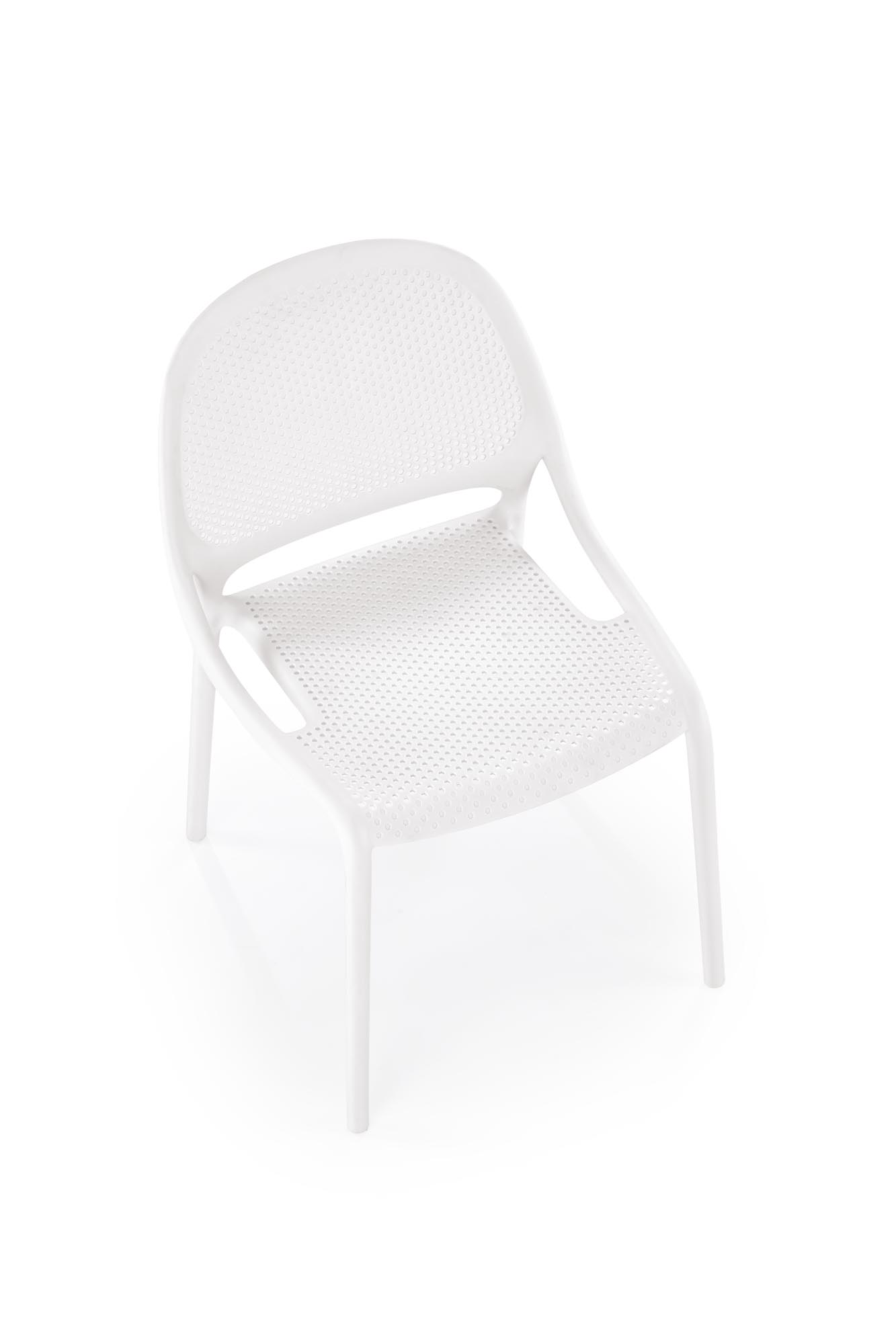 K532 stolička, PVC, biela