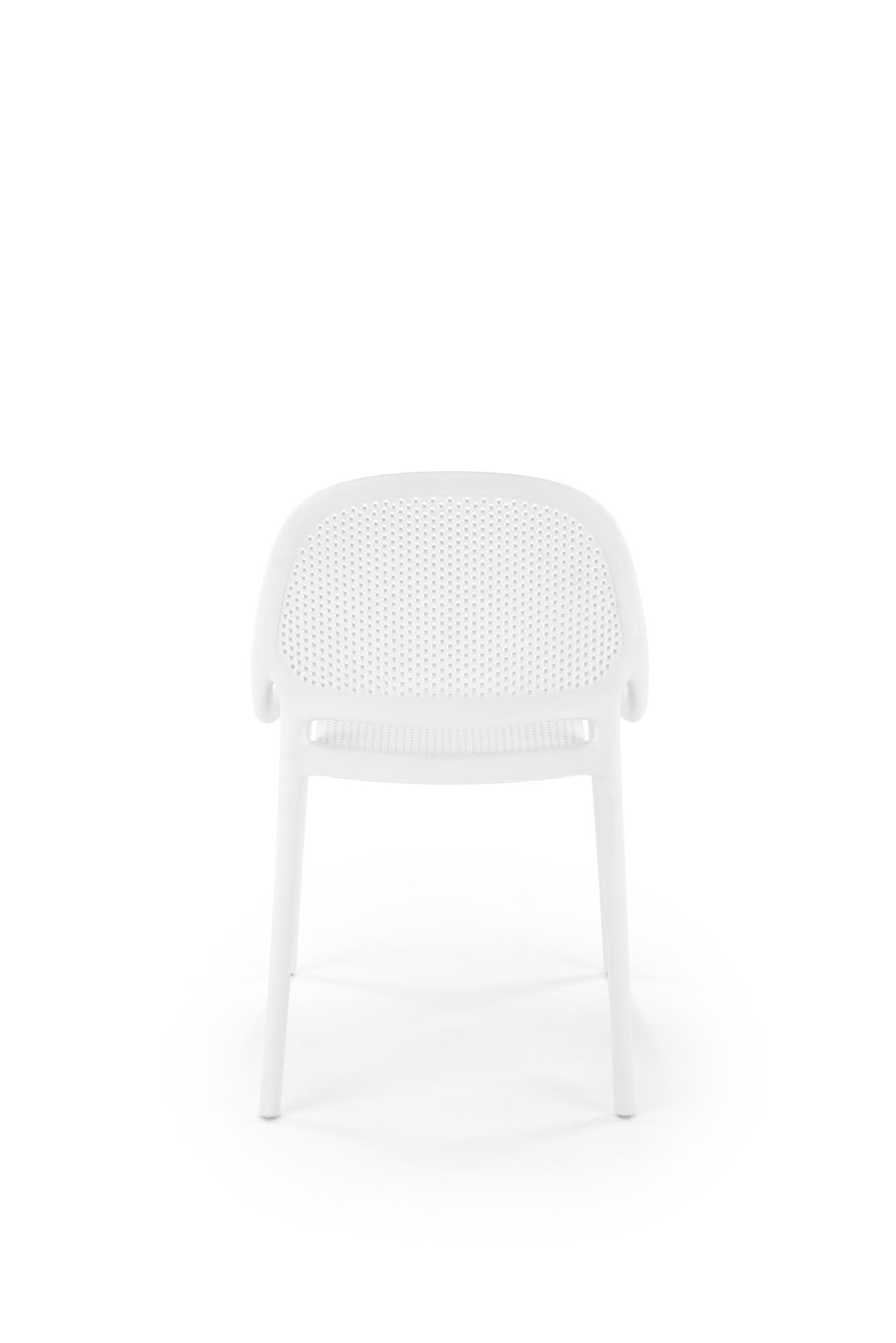 K532 stolička, PVC, biela