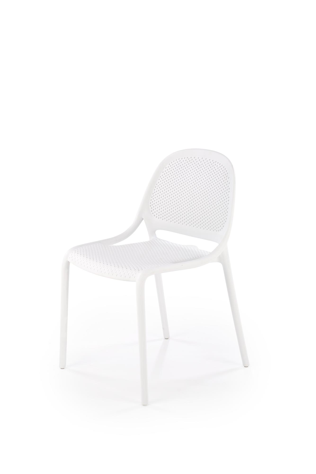 K532 stolička, PVC, biela
