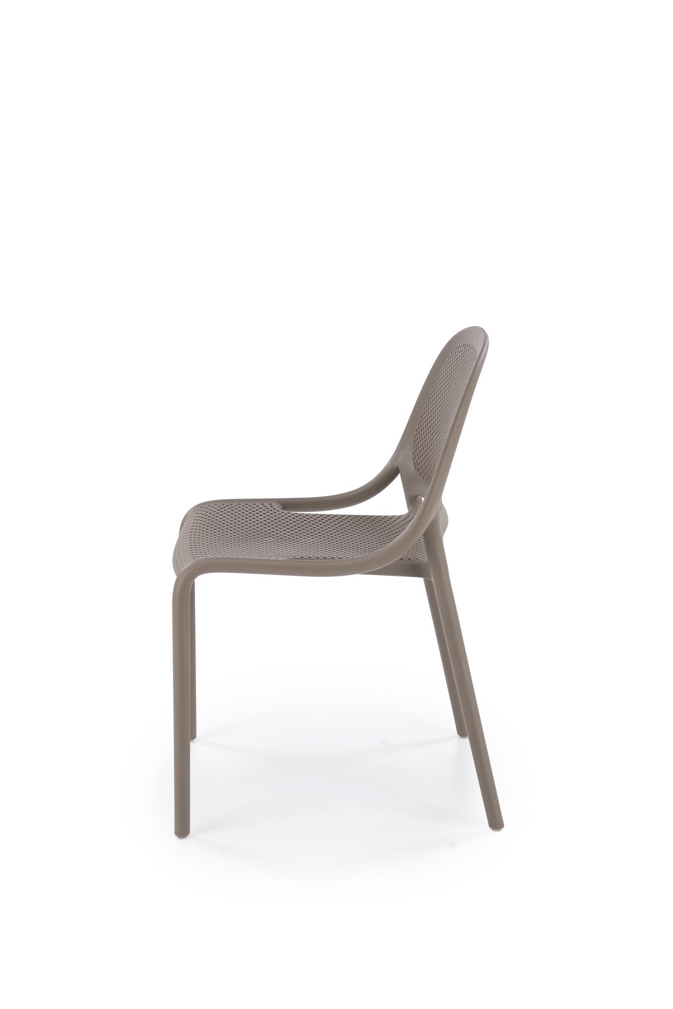 K532 stolička, PVC, khaki