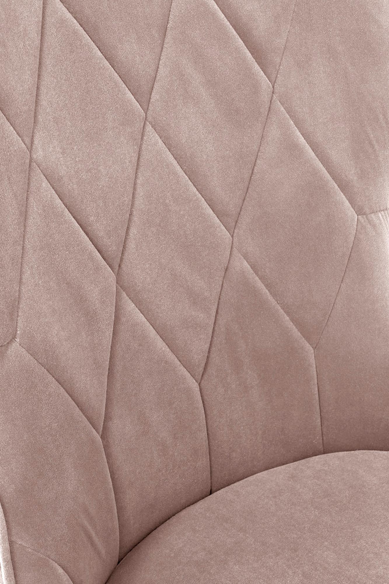 K366 stolička jedálenská, látka béžová/kov čierny