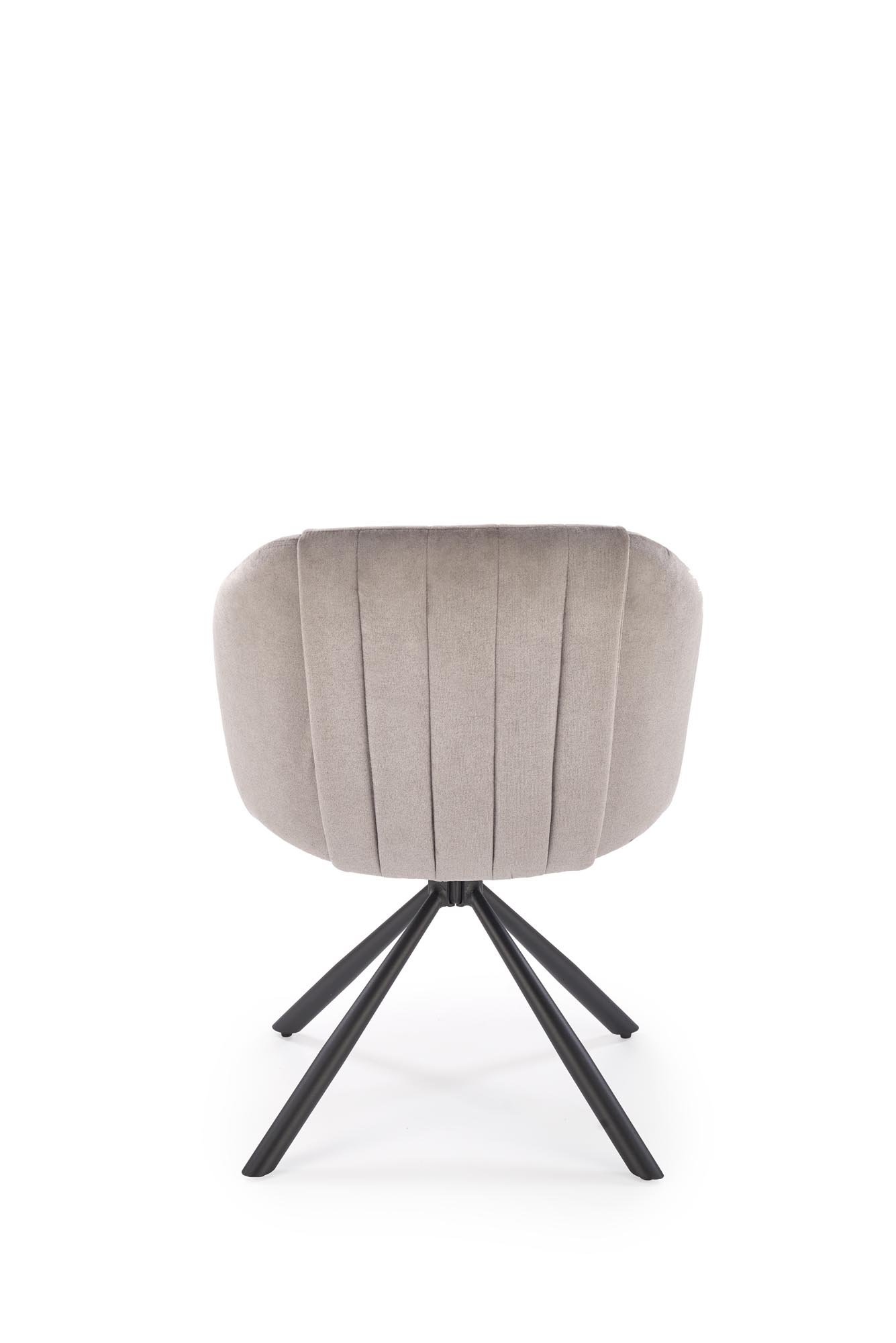 K533 jedálenská stolička otočná, látka HAVANA#10 sivá