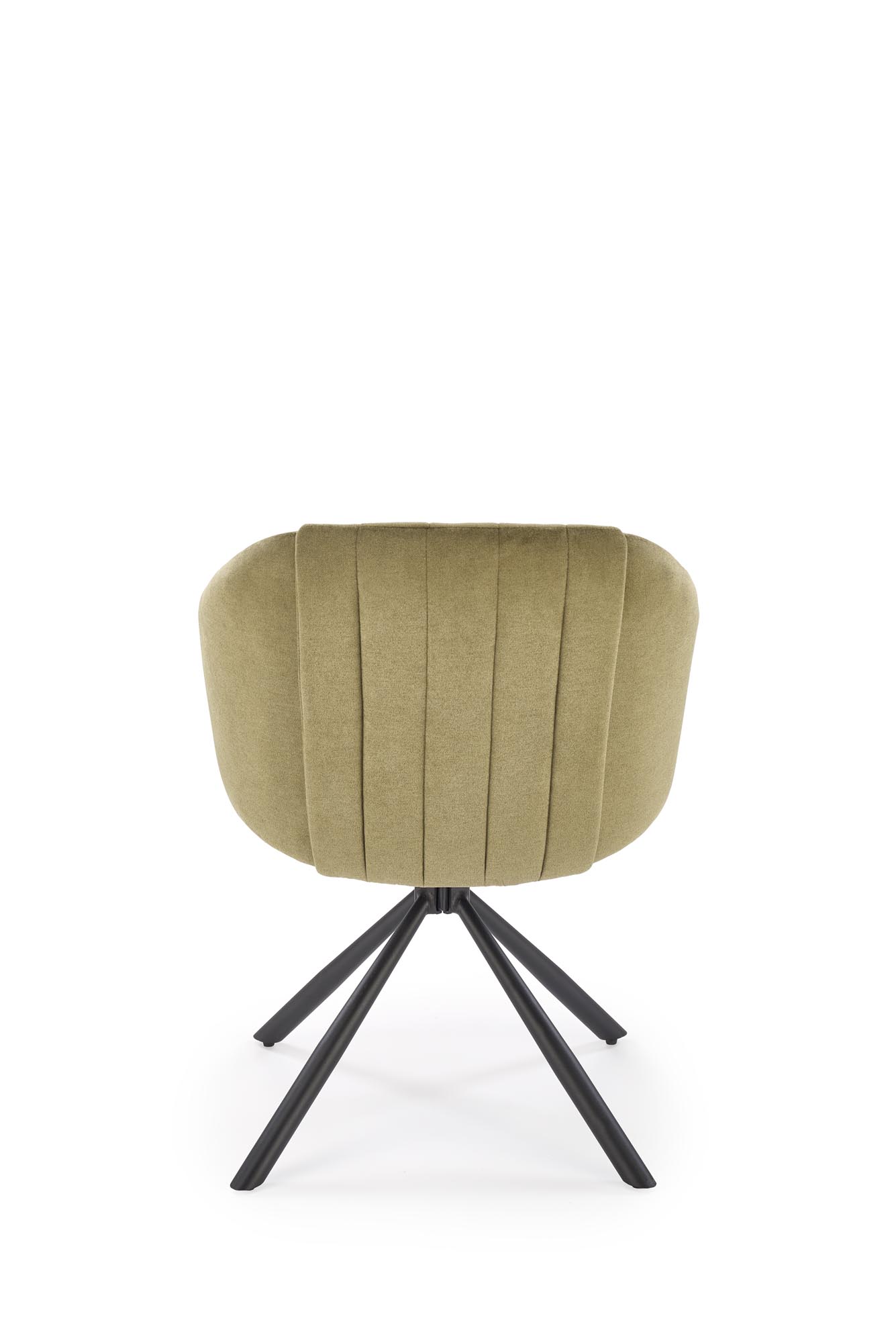 K533 jedálenská stolička otočná, látka HAVANA#77 olivová