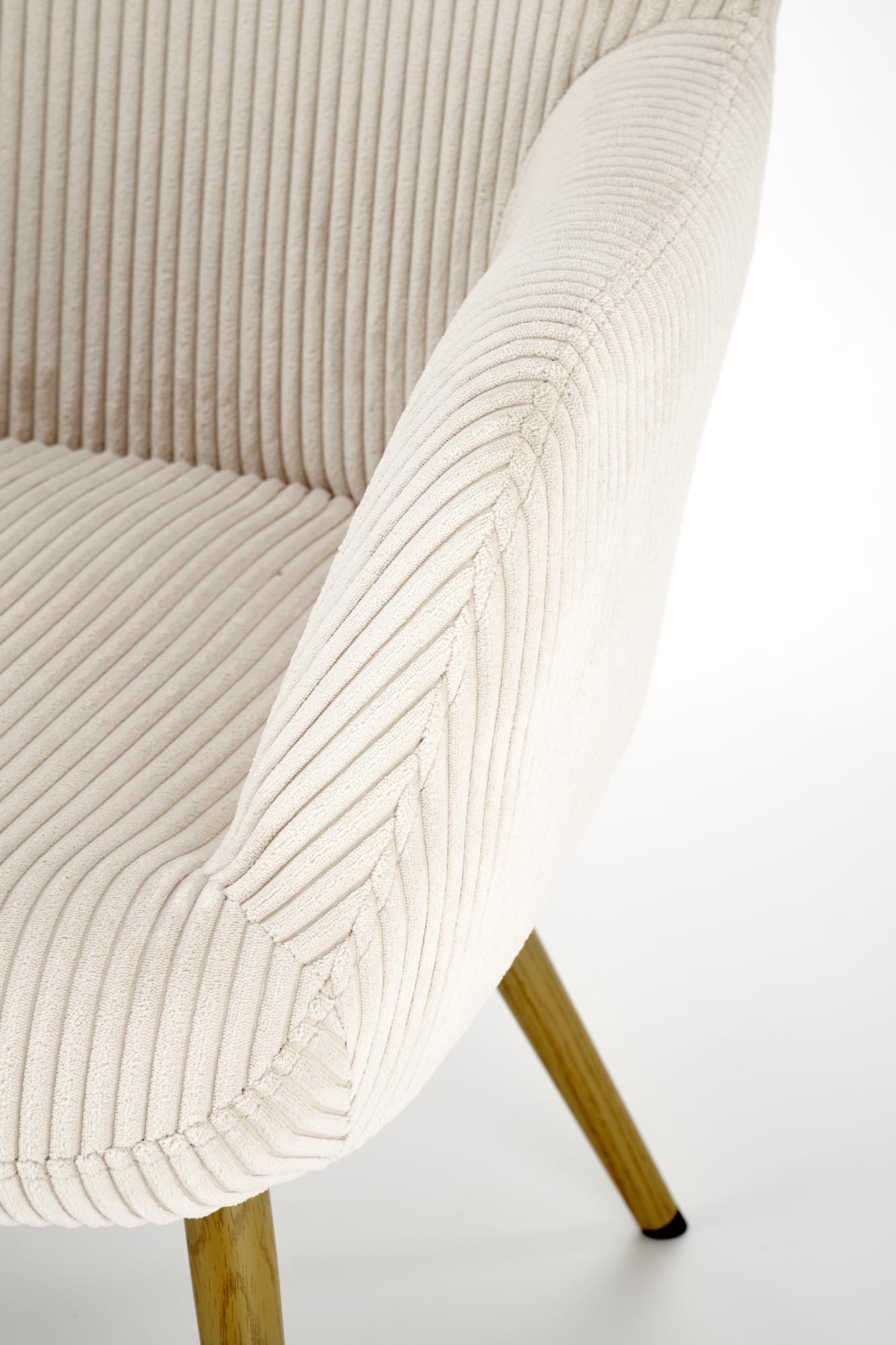 AMARO kreslo, látka manšester-HYPER#23/ krémová