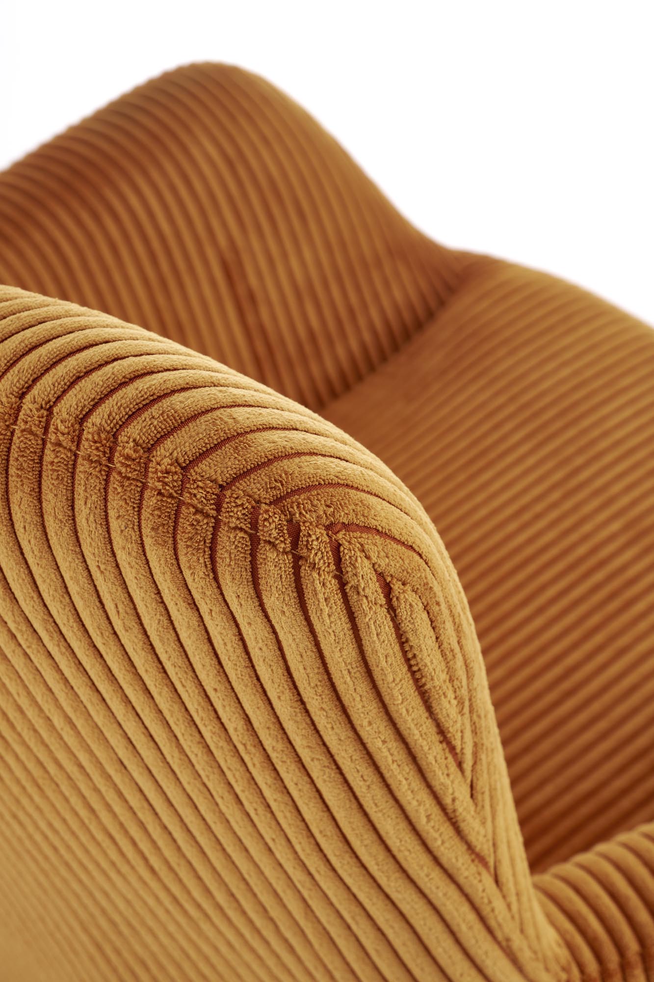 AMARO kreslo, látka manšester-HYPER#66/ horčicová