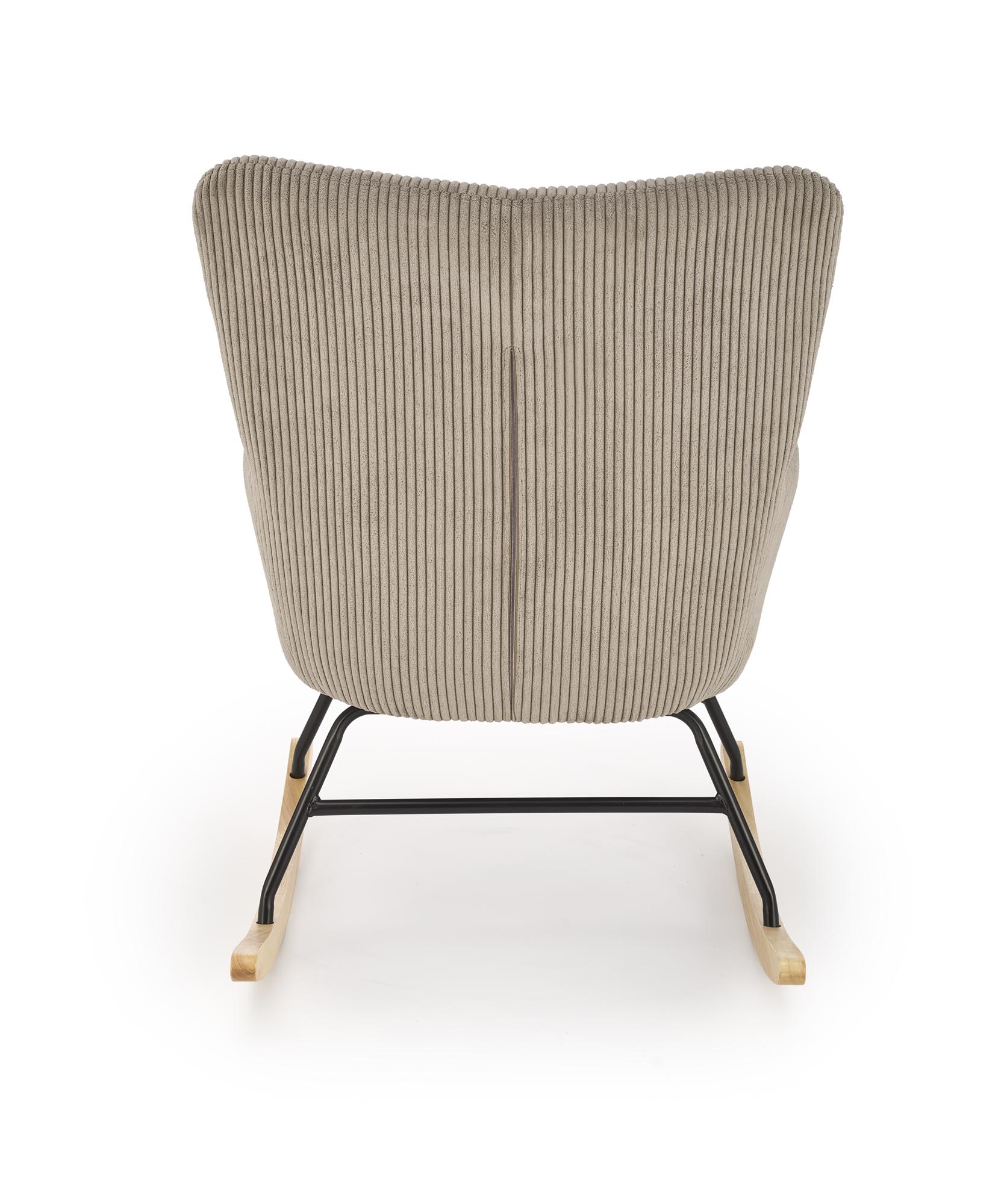 BELMIRO kreslo hojdacie, látka manšester-HYPER#08/ sivá