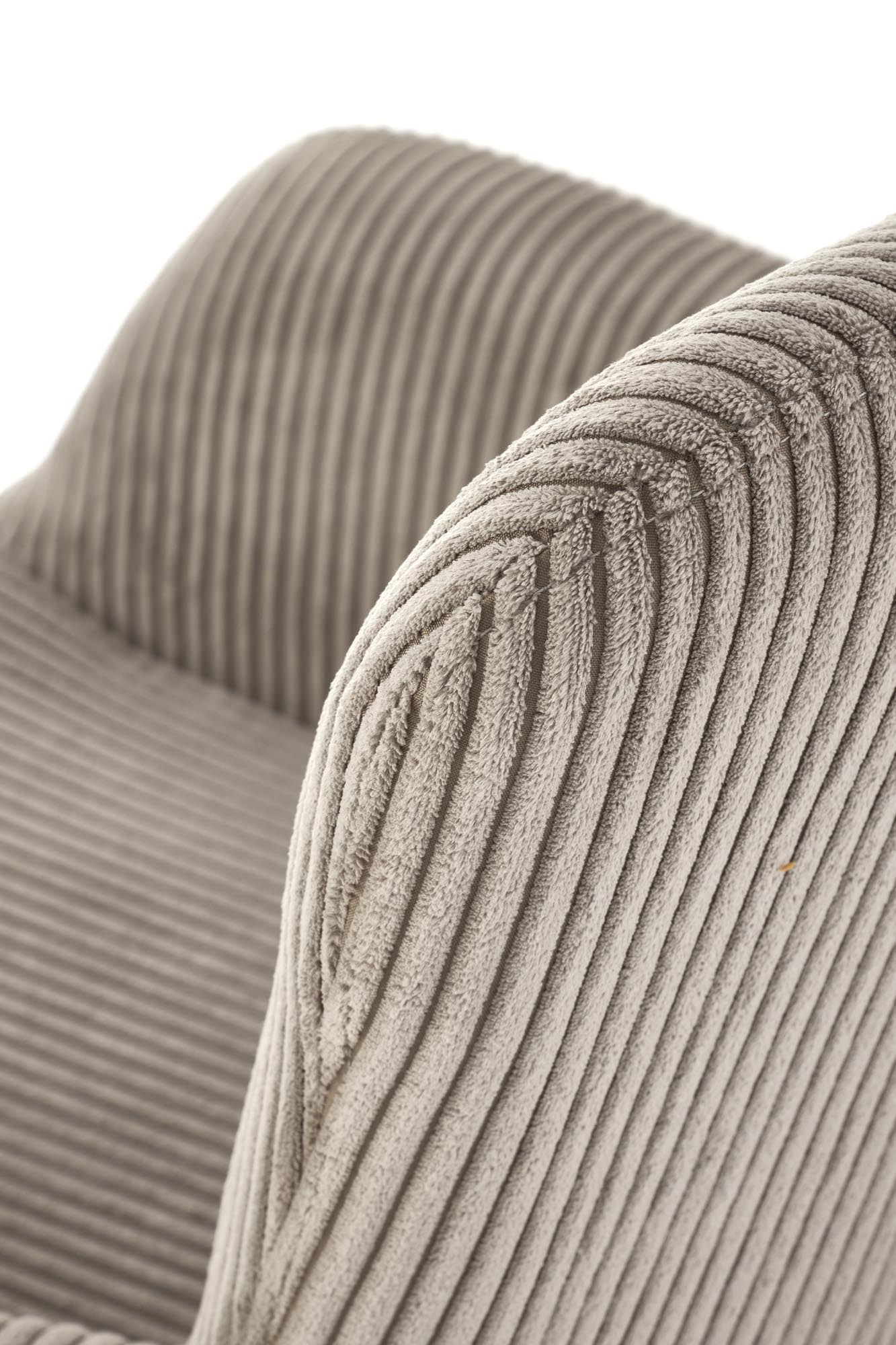 BELMIRO kreslo hojdacie, látka manšester-HYPER#08/ sivá