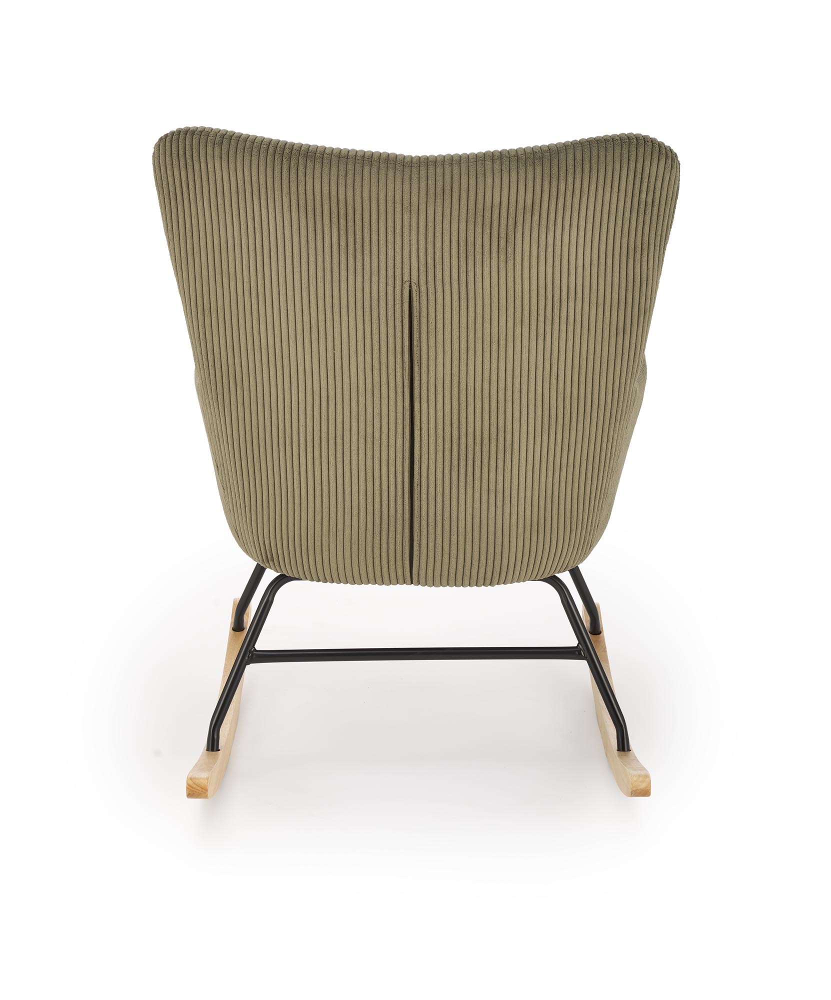 BELMIRO kreslo hojdacie, látka manšester-HYPER#75/ olivová