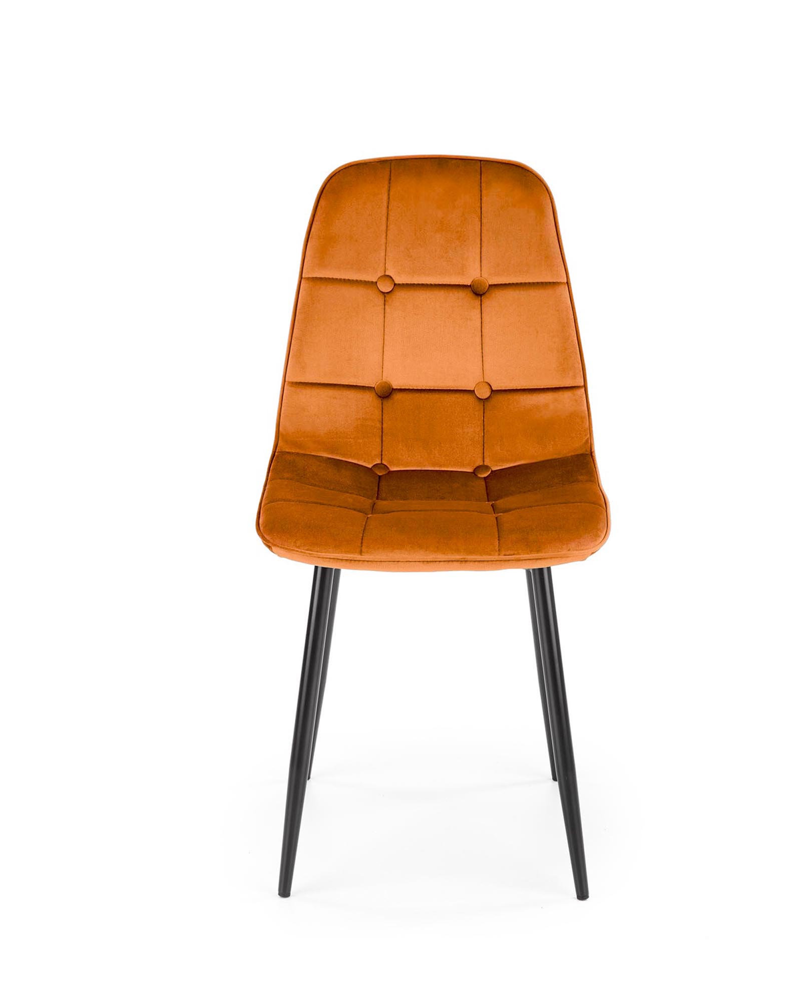 K417 stolička jedálenská, látka velvet škoricová - NA SKLADE!