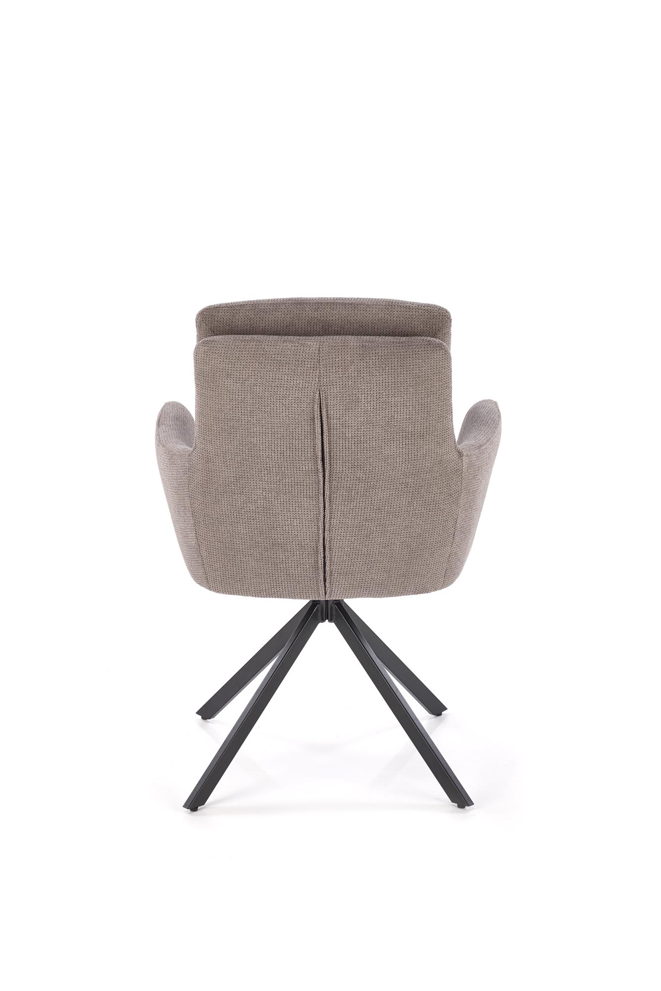 K536 jedálenská stolička otočná, látka VARDO#11 sivá