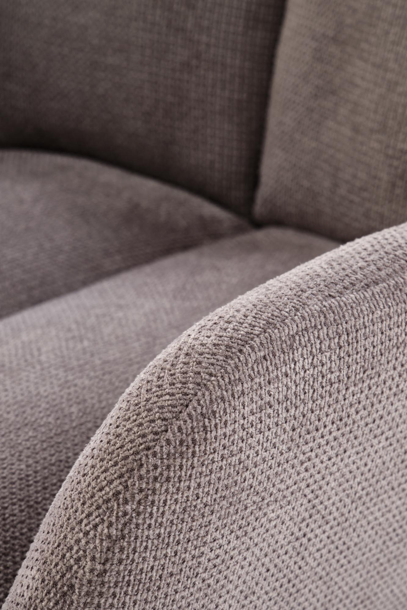 K536 jedálenská stolička otočná, látka VARDO#11 sivá