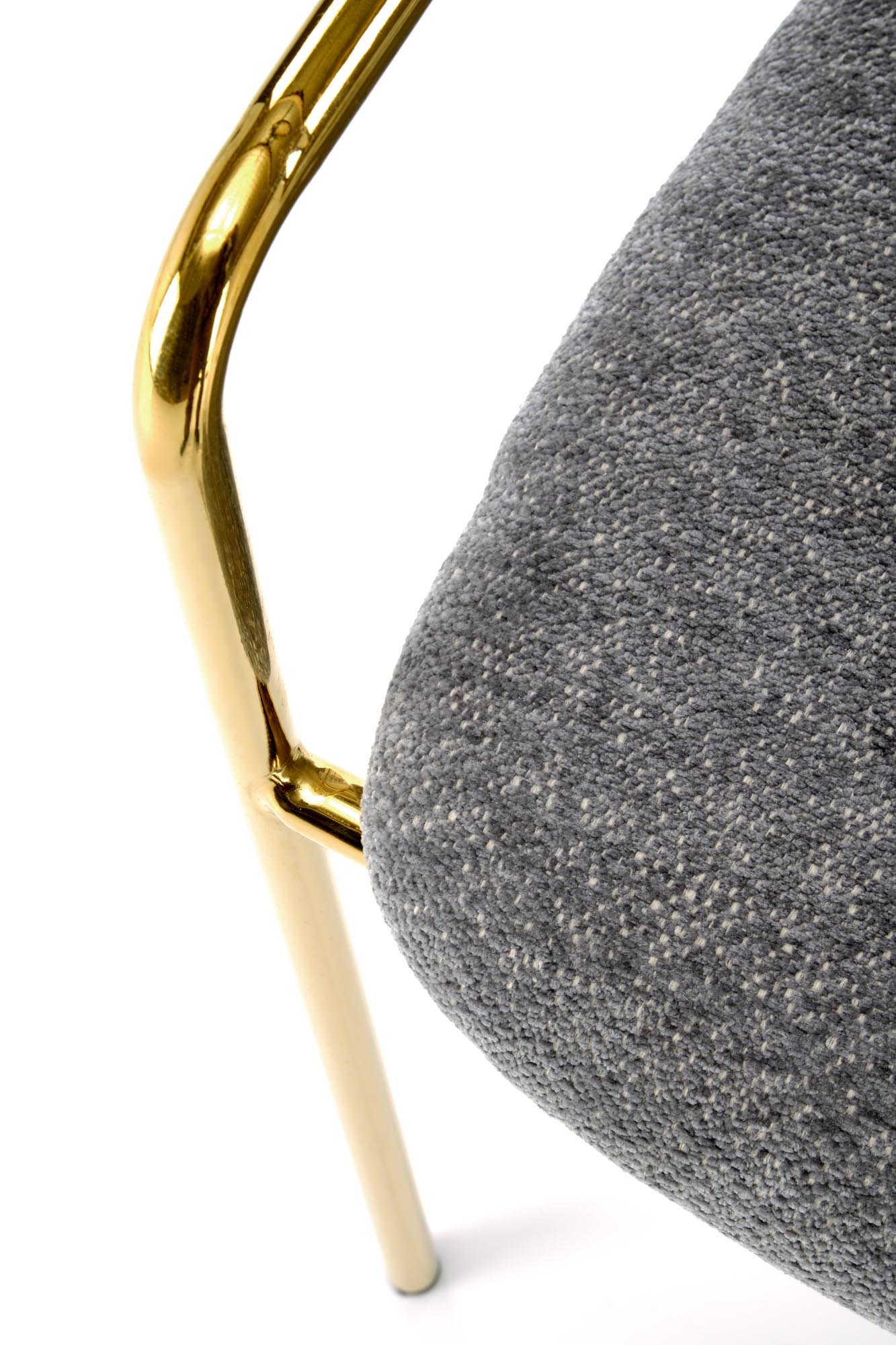 K537 jedálenská stolička, látka RAVEN#10 sivá