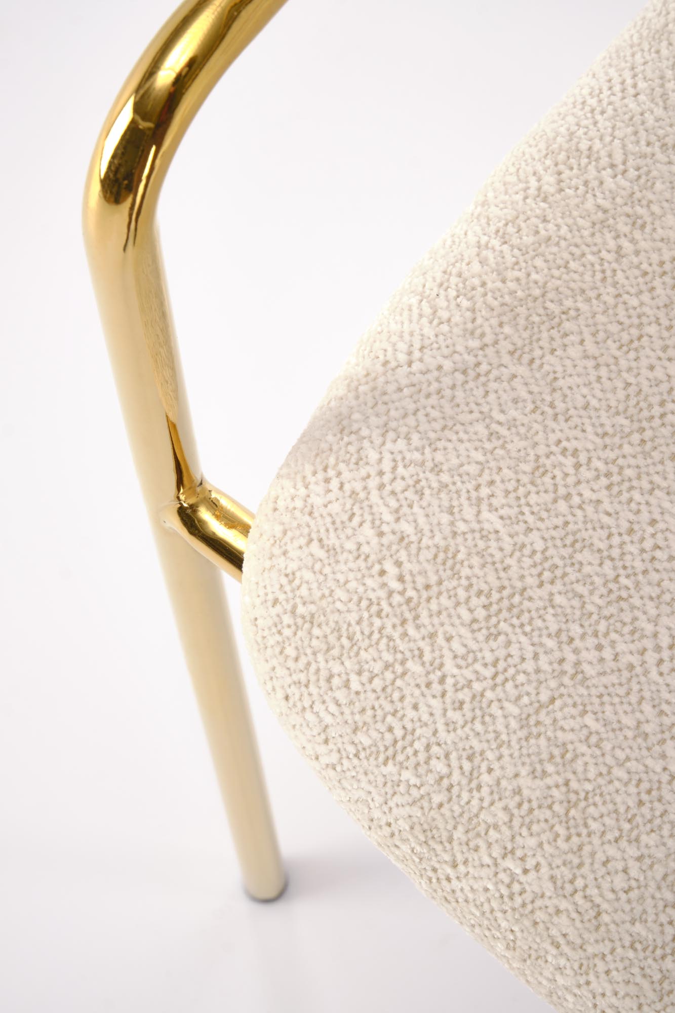 K537 jedálenská stolička, látka RAVEN#22 krémová