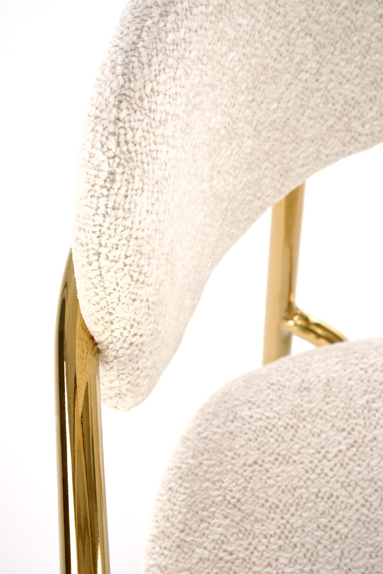 K537 jedálenská stolička, látka RAVEN#22 krémová