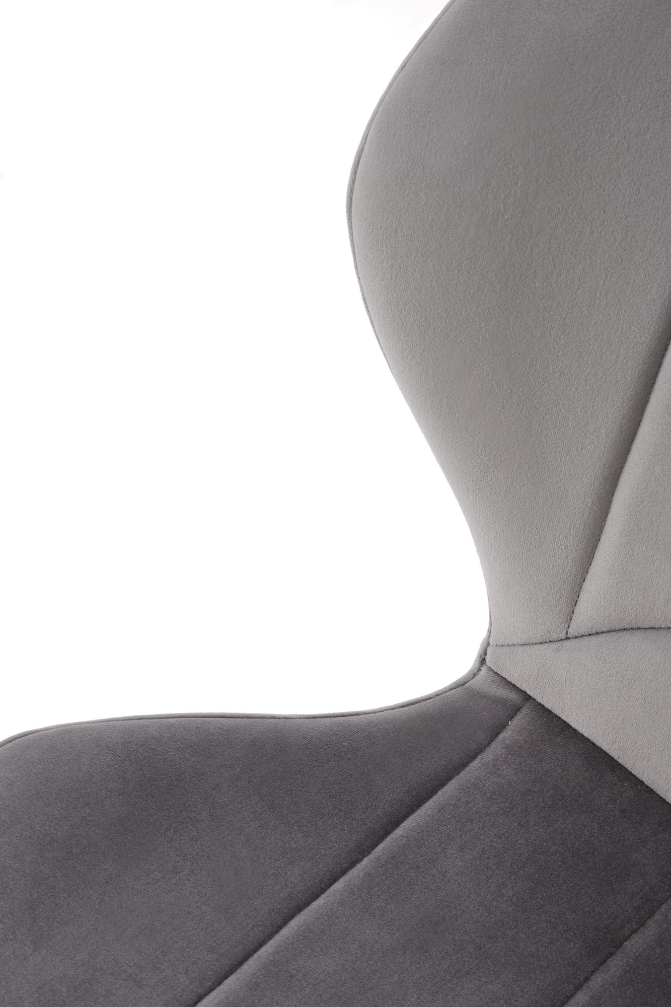 K538 jedálenská stolička, látkaBLUVEL#14 sivá