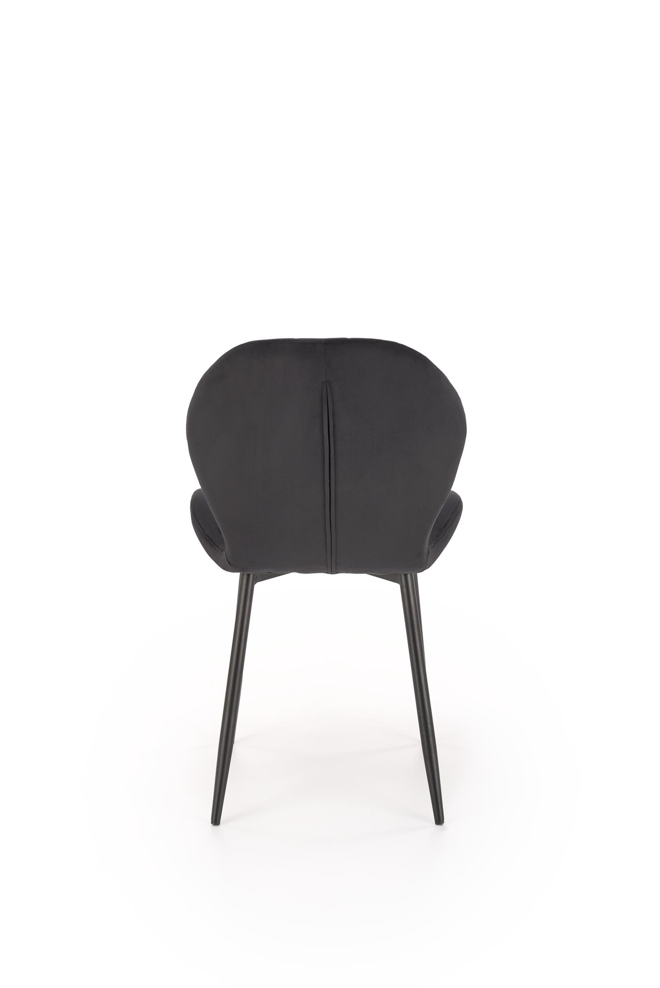 K538 jedálenská stolička, látkaBLUVEL#10 čierna