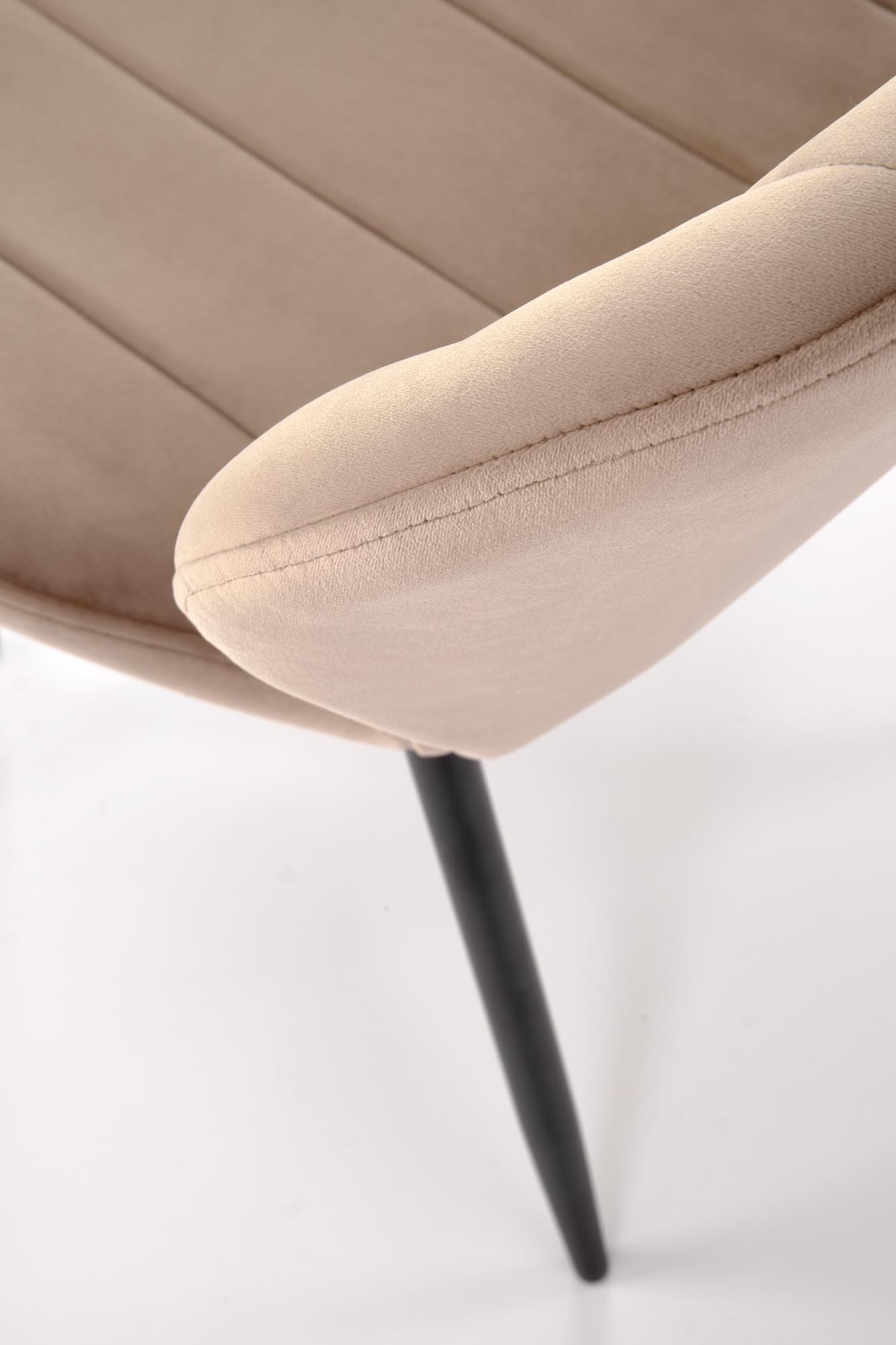 K538 jedálenská stolička, látka BLUVEL#40 béžová