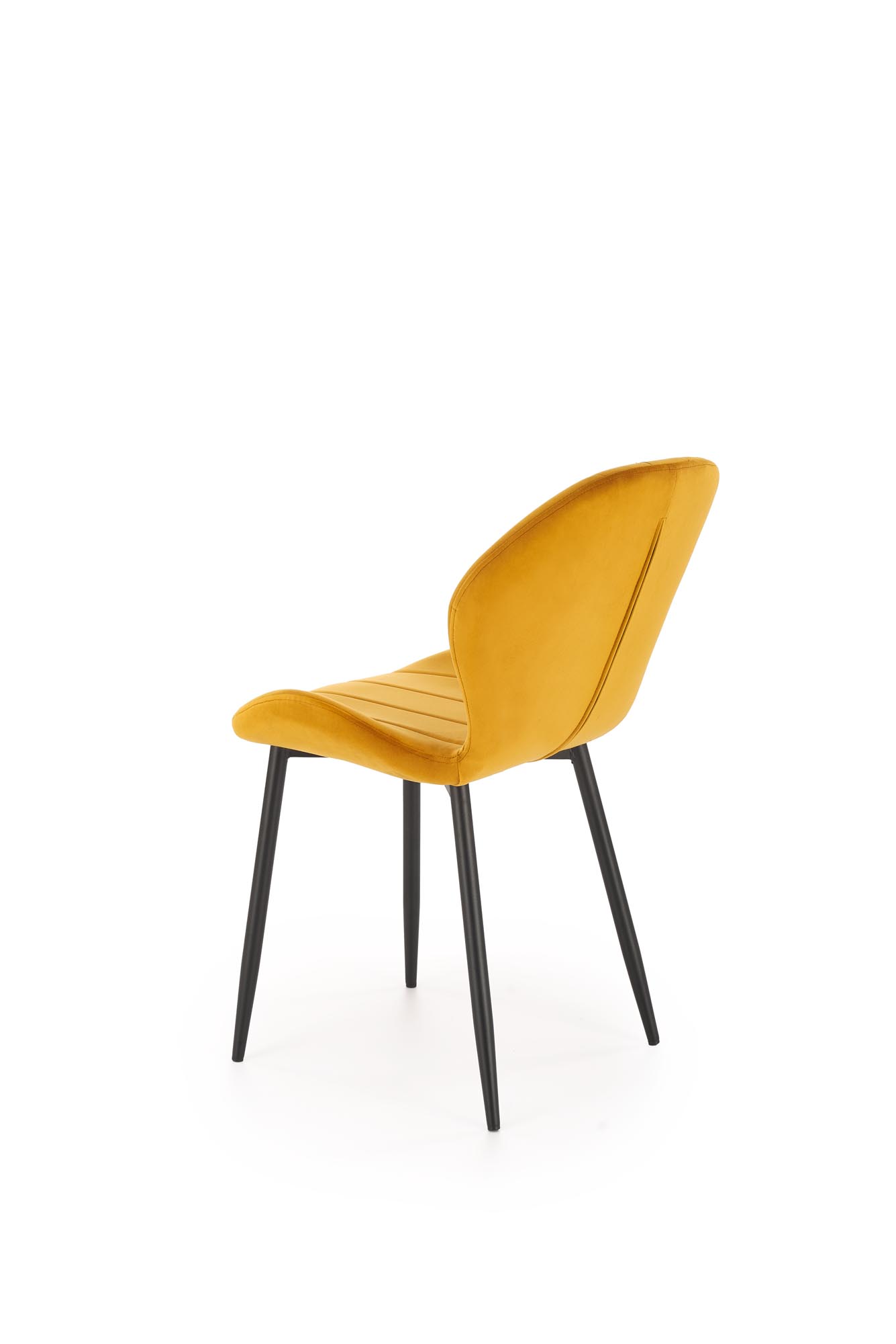 K538 jedálenská stolička, látkaBLUVEL#68 horčicová