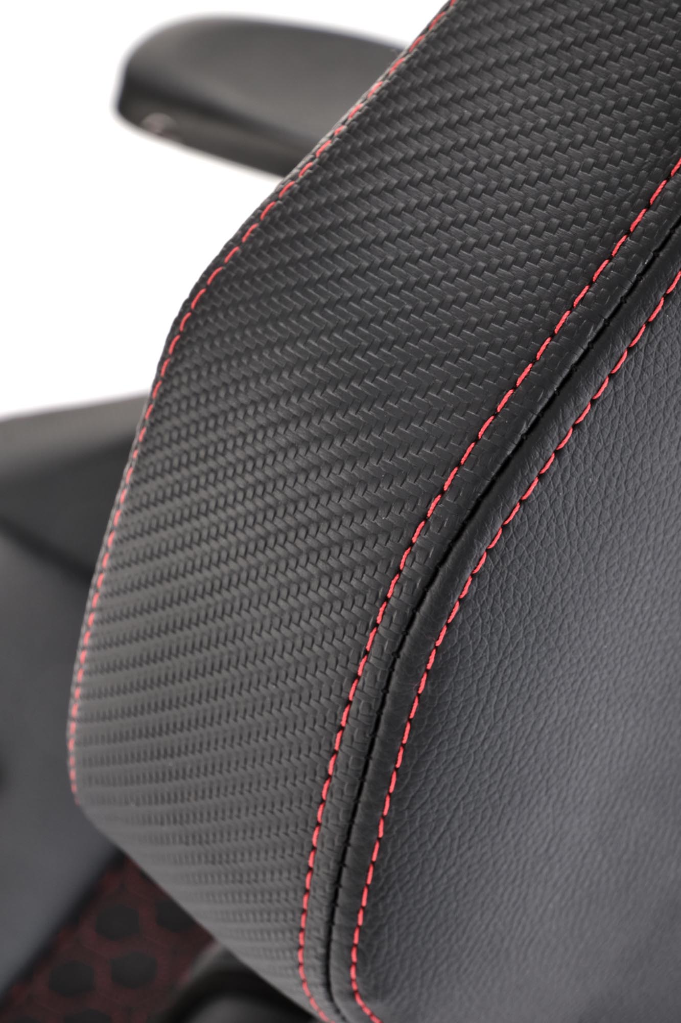 BALDUR kancelárske kreslo otočné s funk.MULTIBLOCK, ekokoža, sivá/čierna