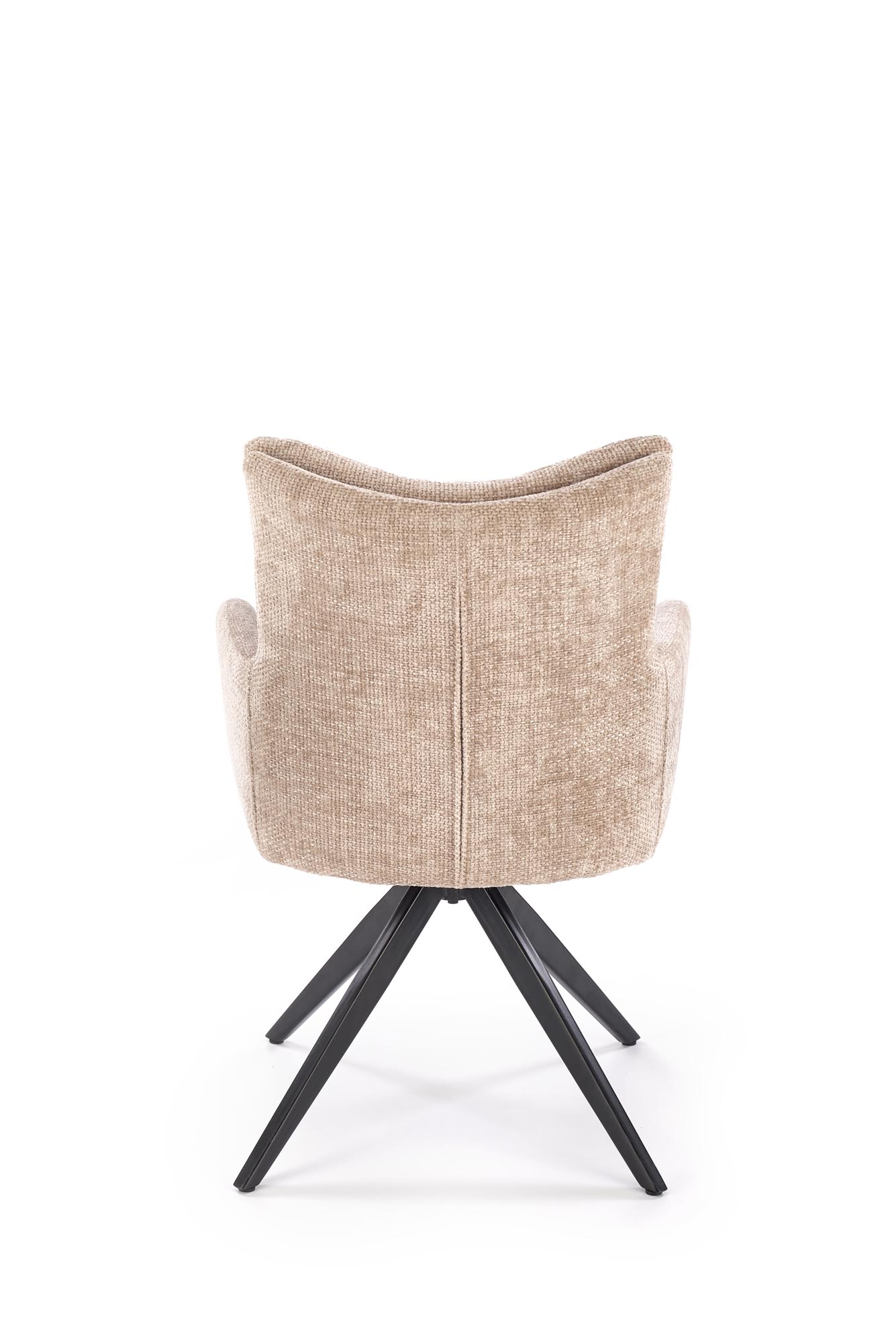 K540 jedálenská stolička otočná, látka HAGA#30 béžová