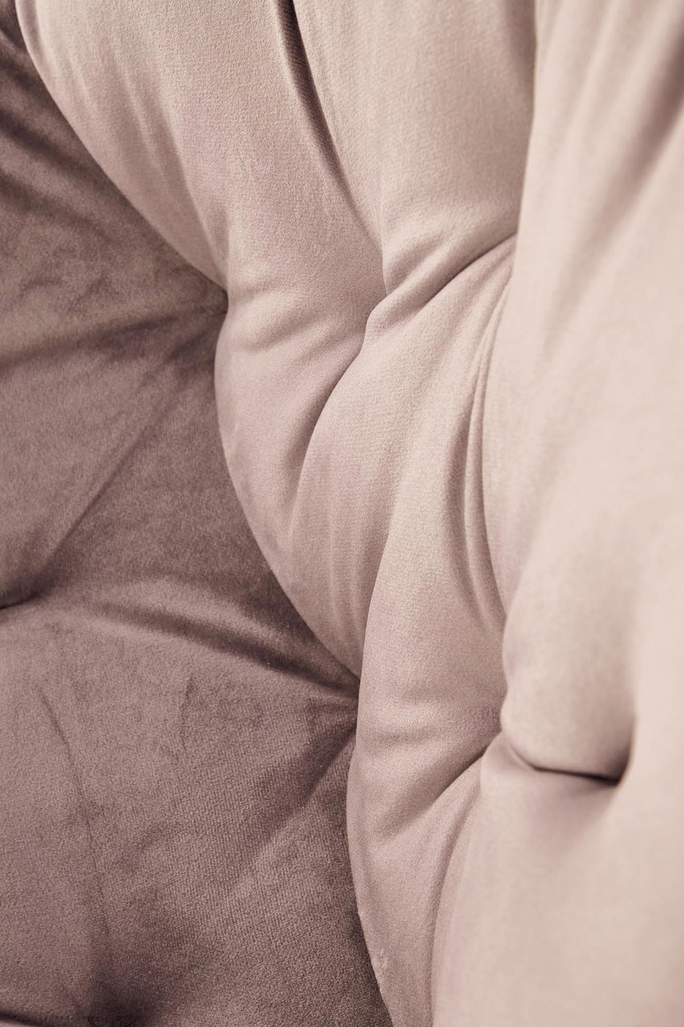 K519 jedálenská stolička, otáčacia, látka velvet, béžová