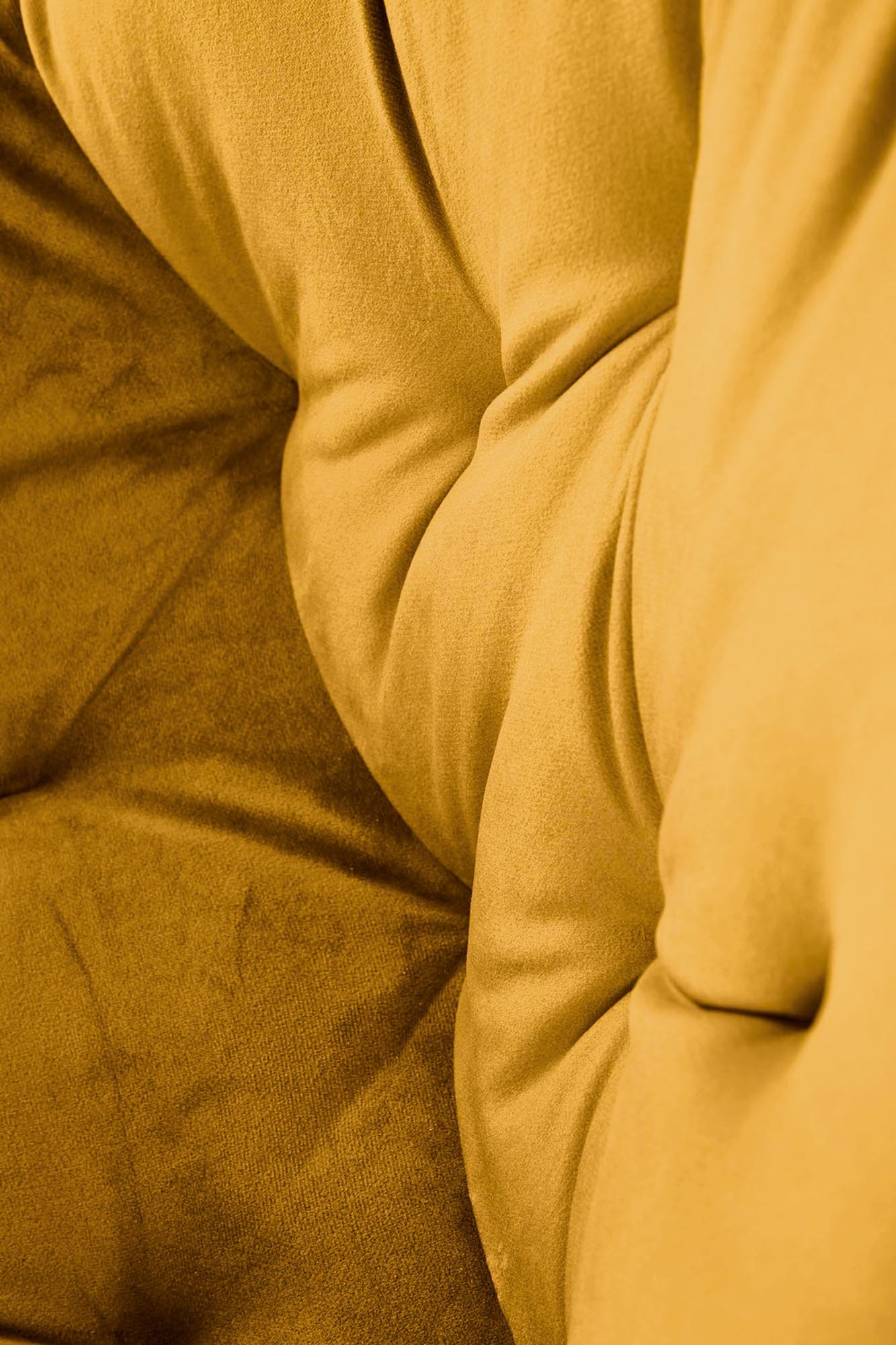 K519 jedálenská stolička, otáčacia, látka velvet, horčicová