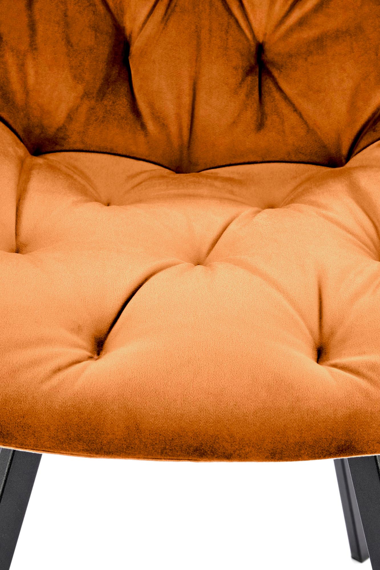 K519 jedálenská stolička, otáčacia, látka velvet, škoricová