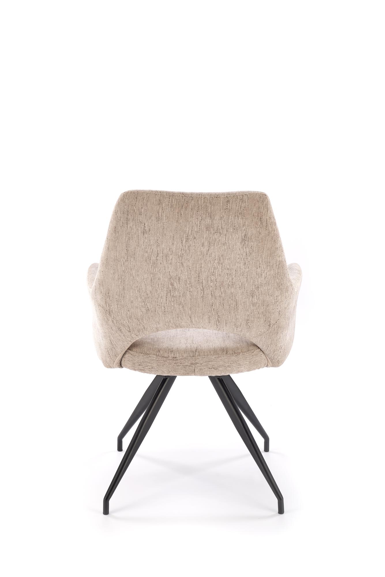 K542 jedálenská stolička otočná, látka ODIN#28 béžová