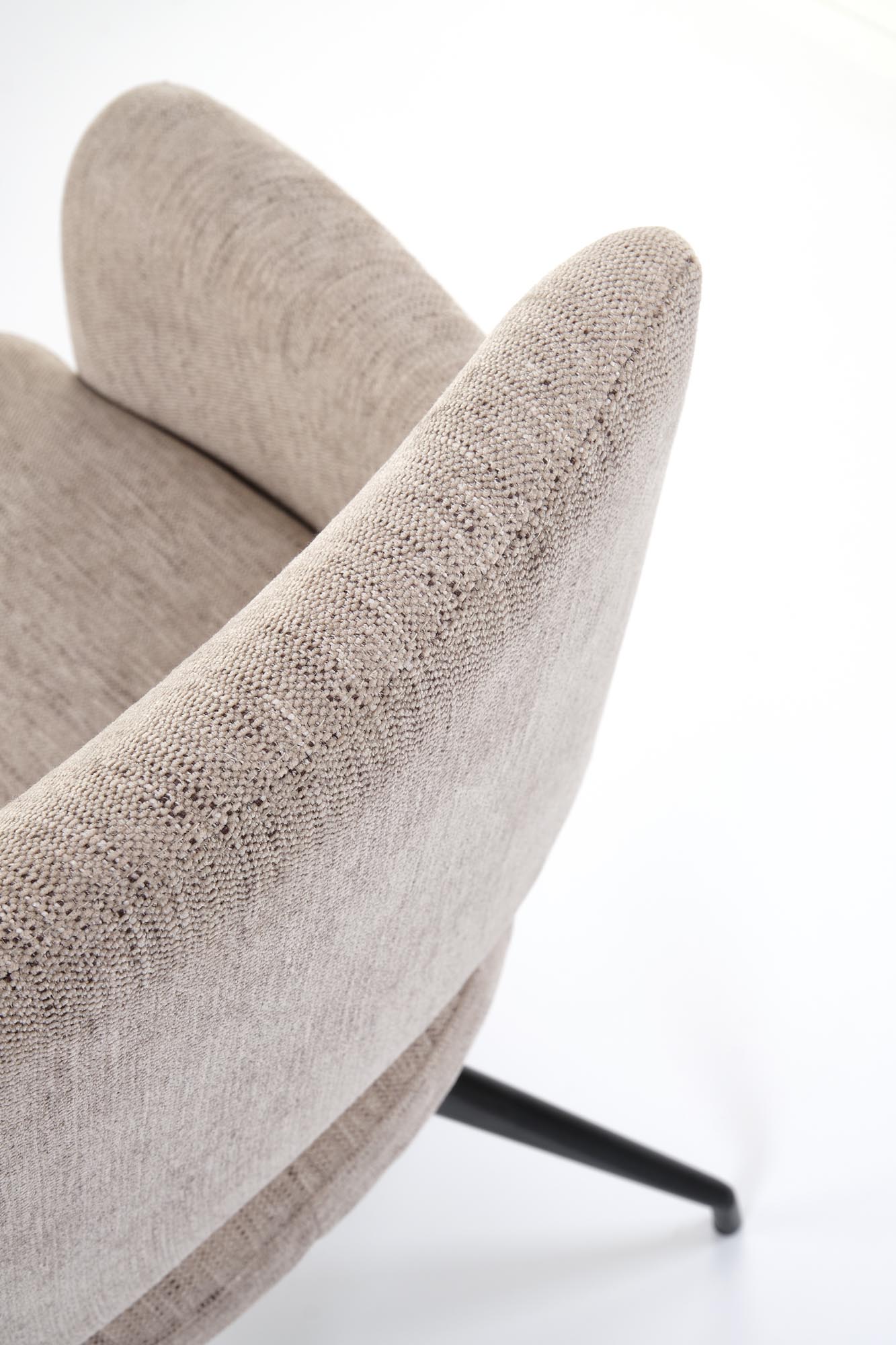 K542 jedálenská stolička otočná, látka ODIN#28 béžová