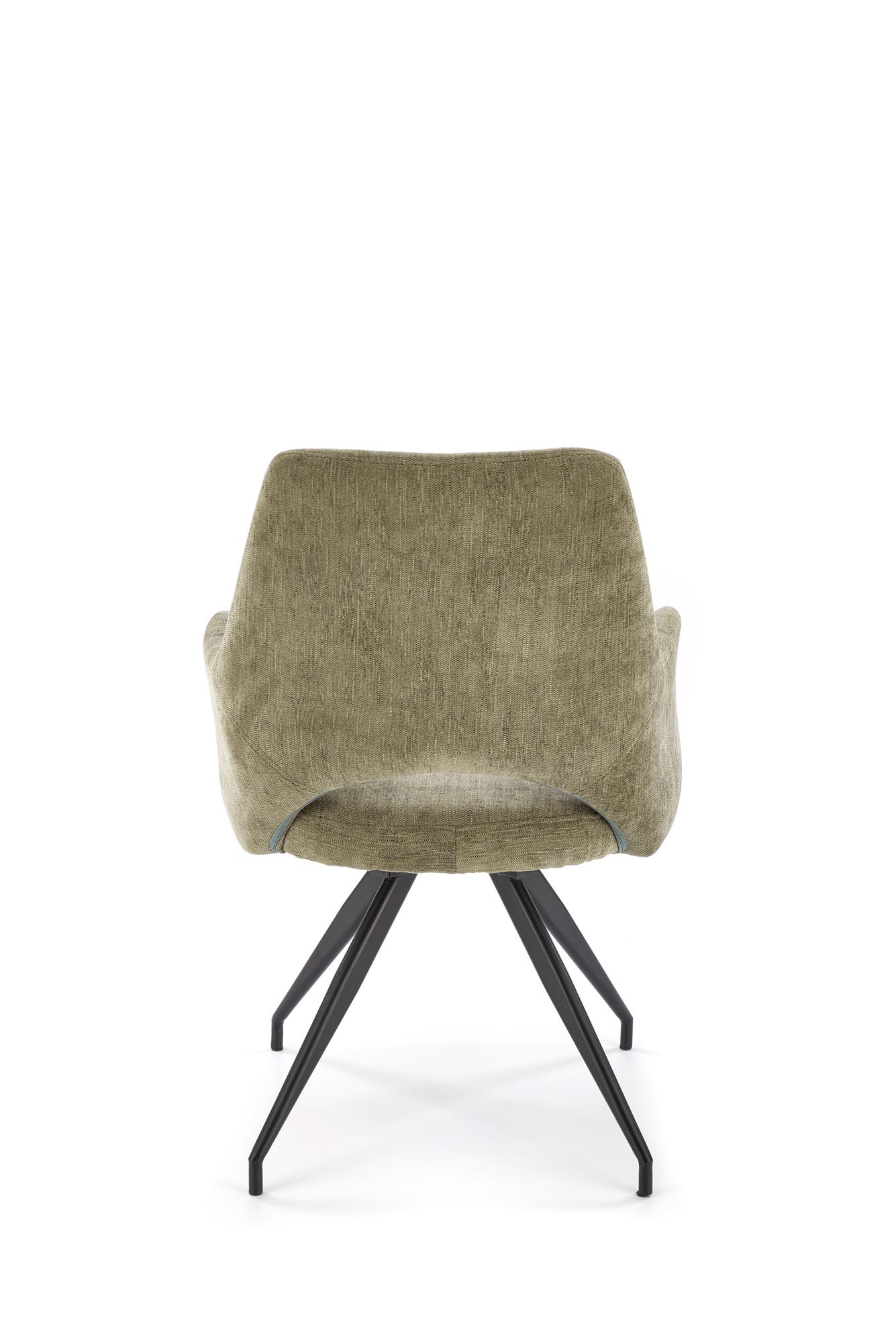 K542 jedálenská stolička otočná, látka ODIN#77 olivová