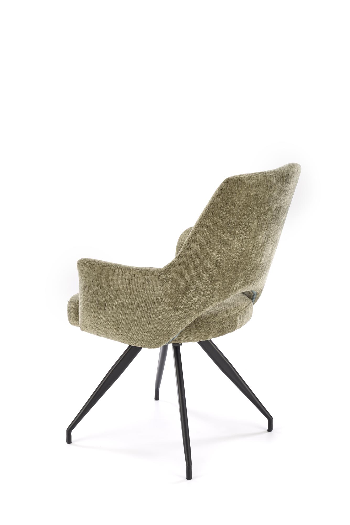 K542 jedálenská stolička otočná, látka ODIN#77 olivová