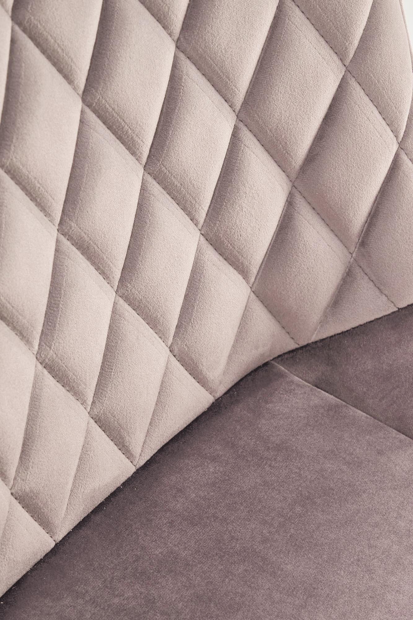 K520 jedálenská stolička, otáčacia, látka velvet, béžová